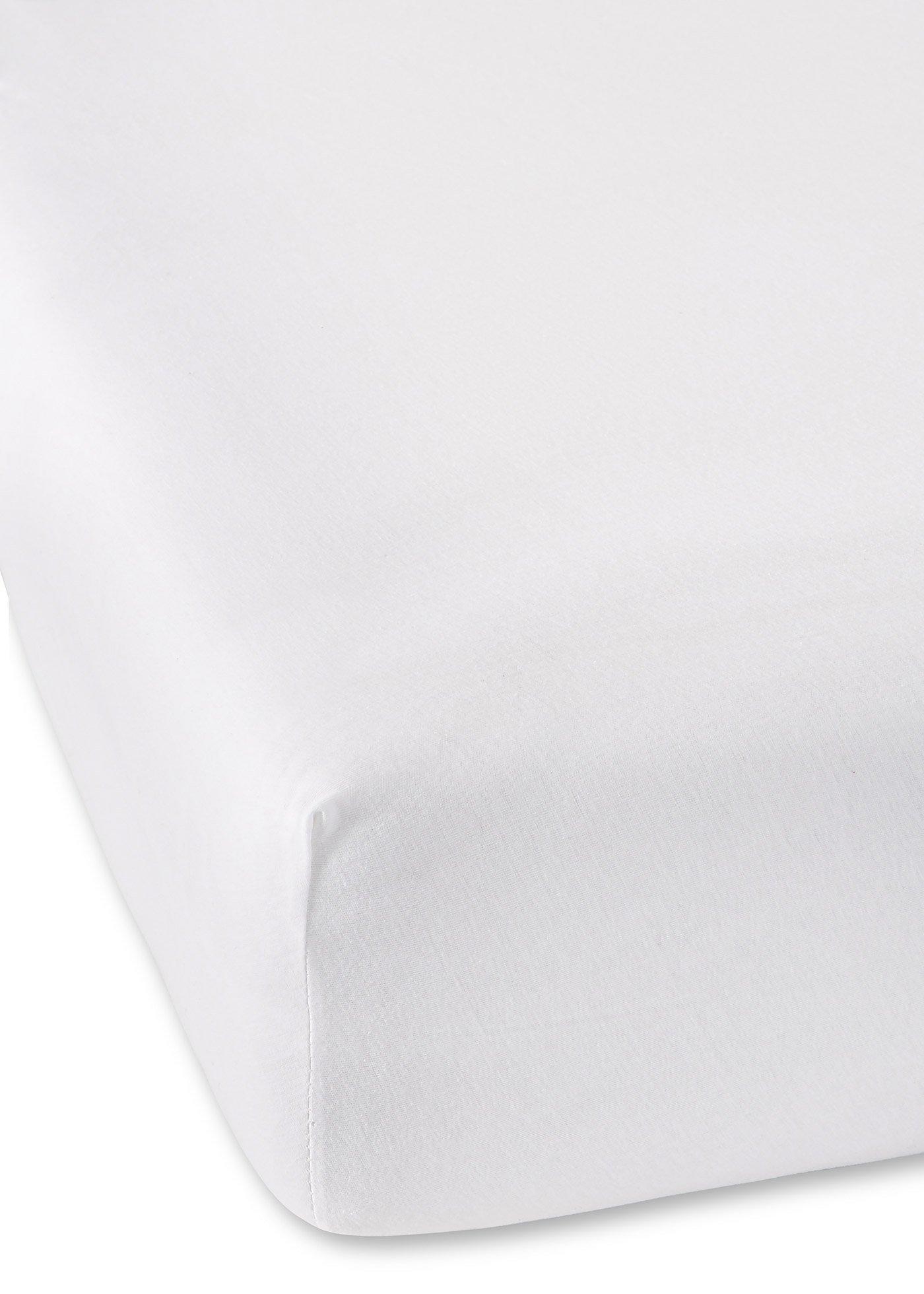 Lenzuolo con angoli in jersey di alta qualità (Bianco) - bpc living bonprix collection