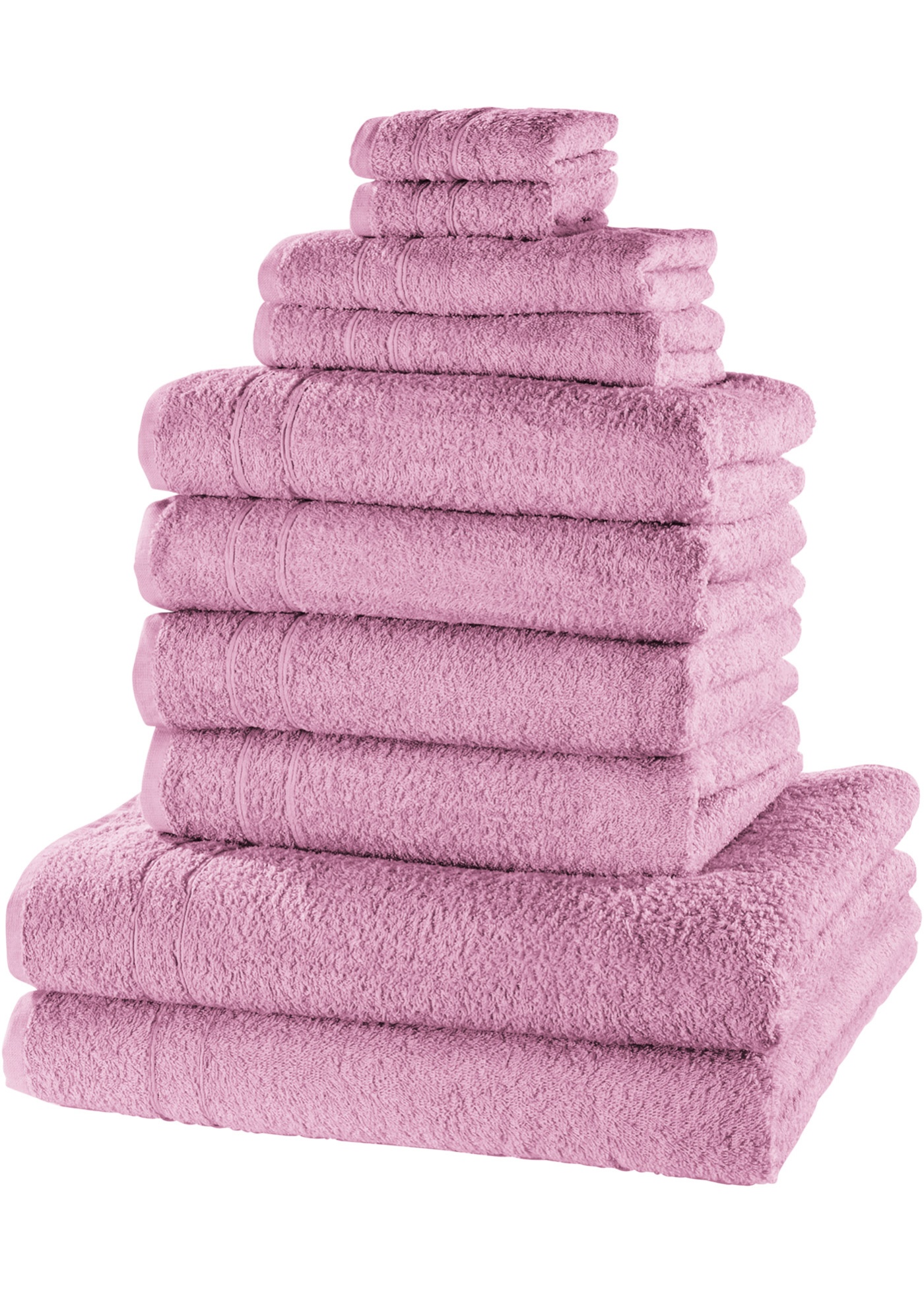 Set asciugamani  (set 10 pezzi) (rosa) - bpc living bonprix collection