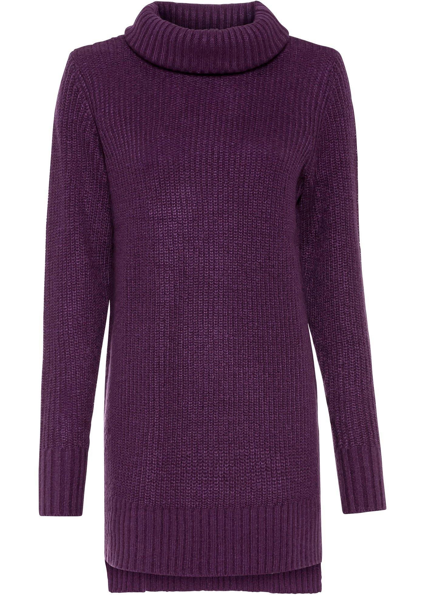 Maglione lungo (viola) - BODYFLIRT