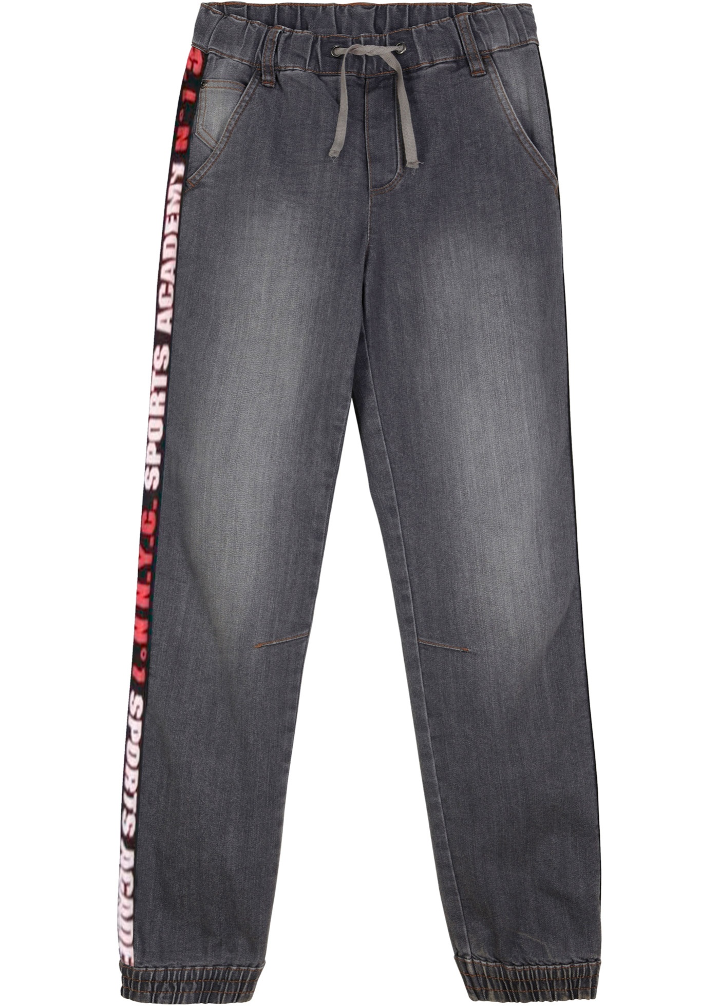 Jeans in felpa con bande, slim fit (Grigio) - John Baner JEANSWEAR