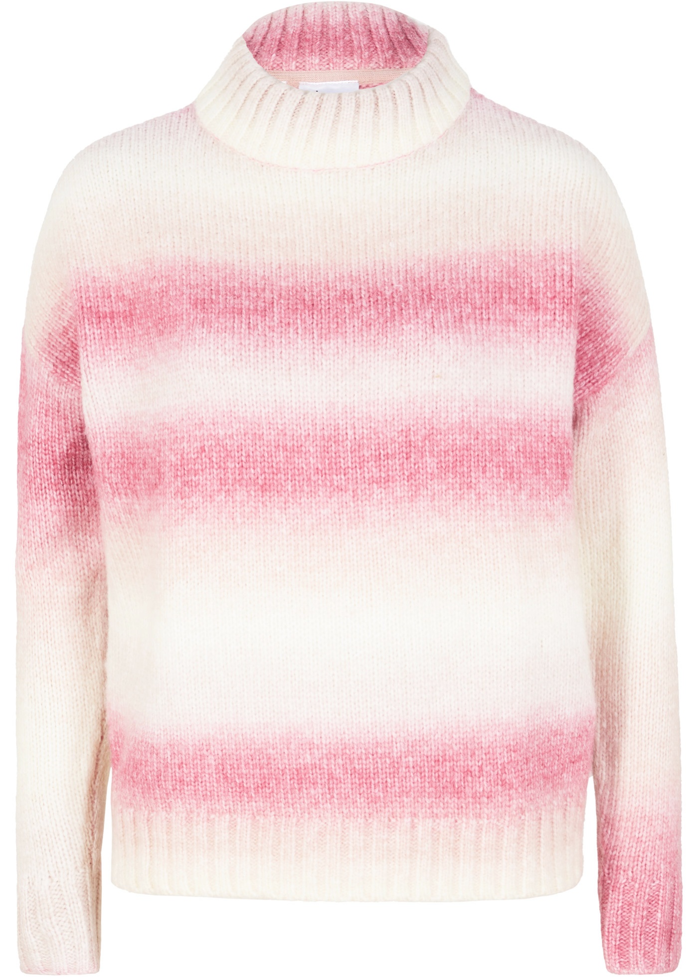 Maglione con collo dritto e colori sfumati (rosa) - bpc bonprix collection