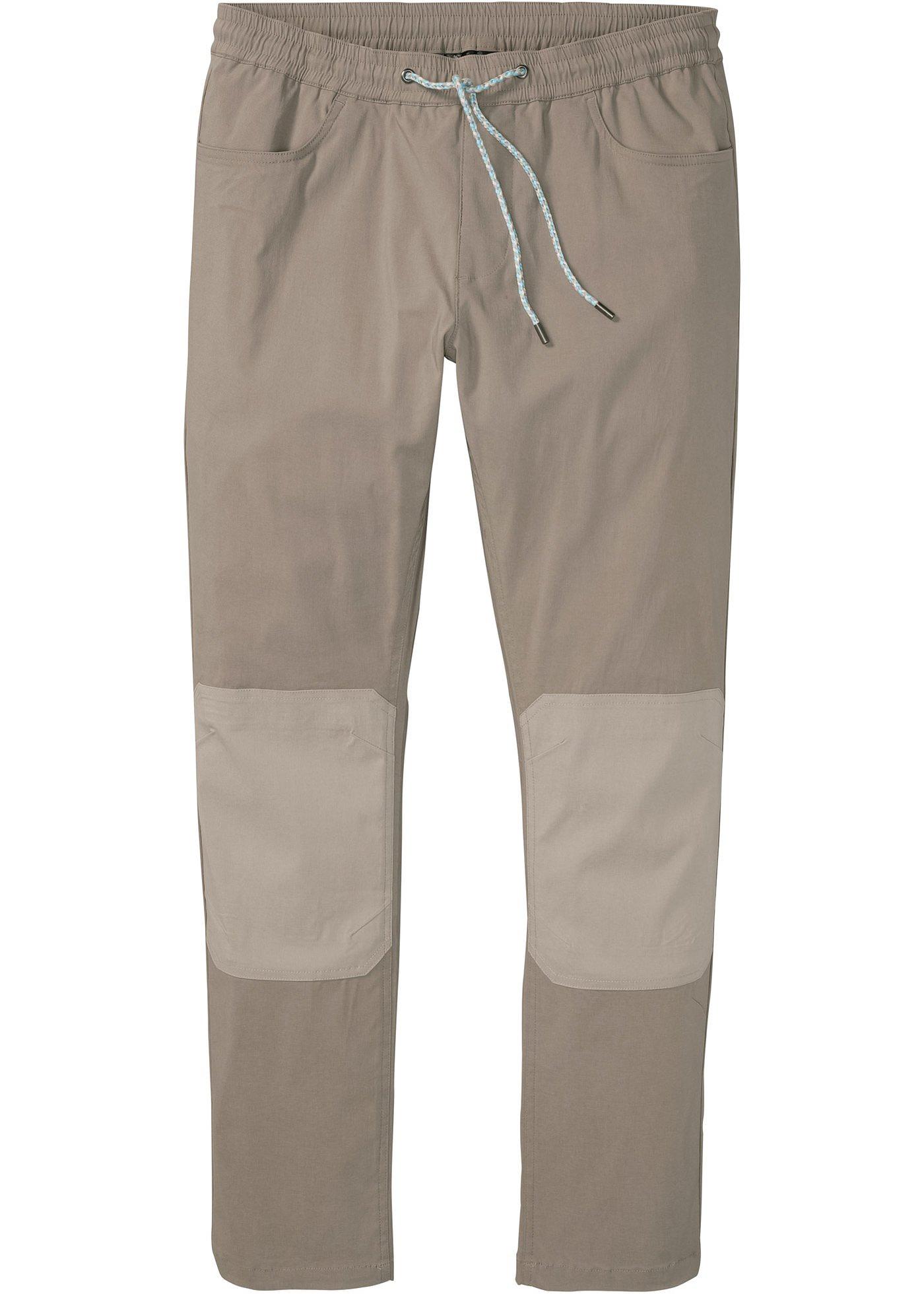 Pantaloni chino con elastico in vita e inserto alle ginocchia regular fit, straight (Marrone) - RAINBOW