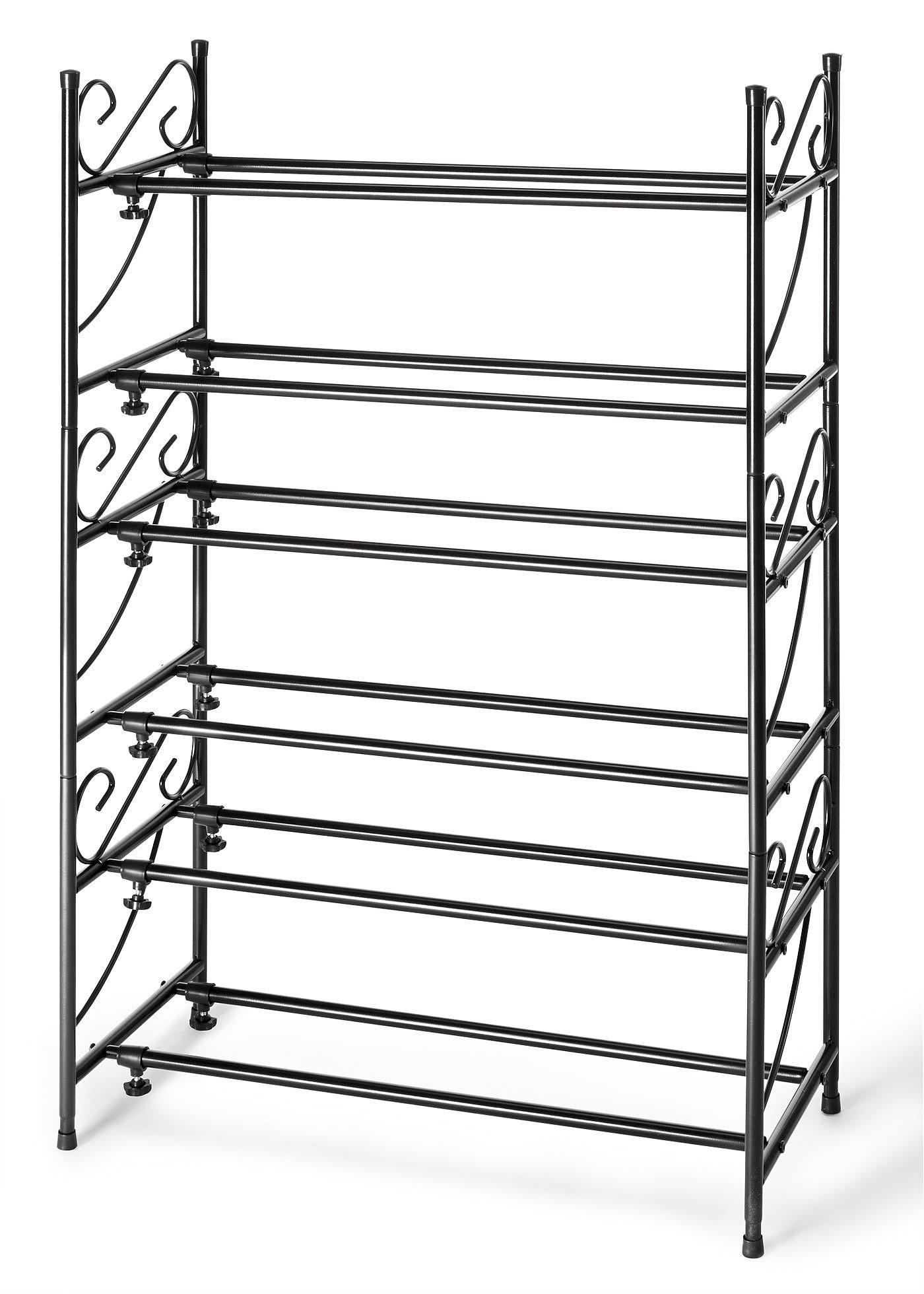 Scarpiera in metallo (set 3 pezzi) (Nero) - bpc living bonprix collection