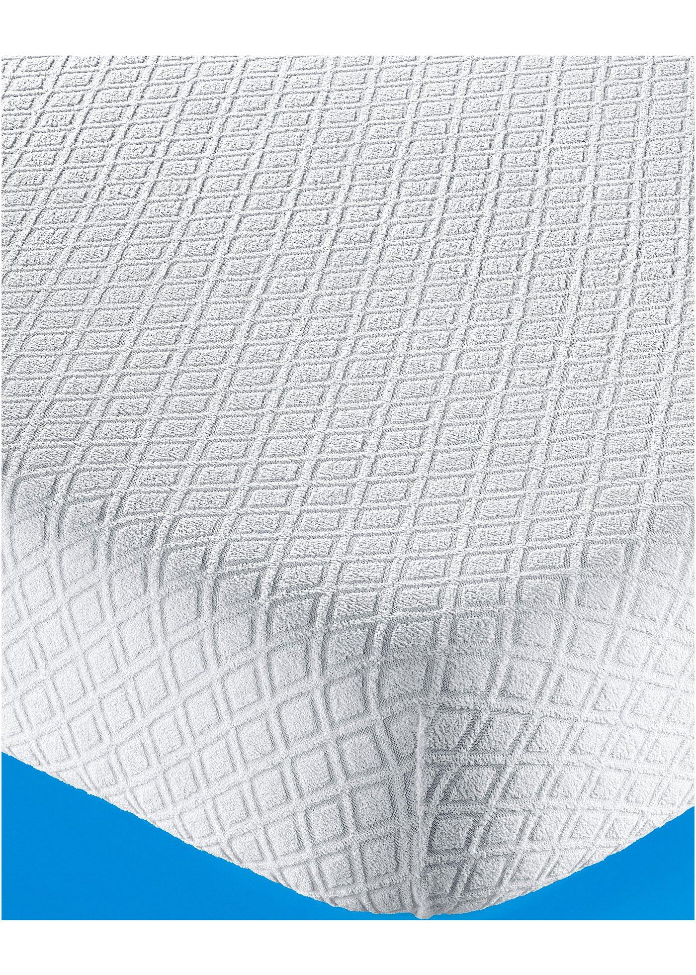 Coprimaterasso jacquard (Bianco) - Euronova
