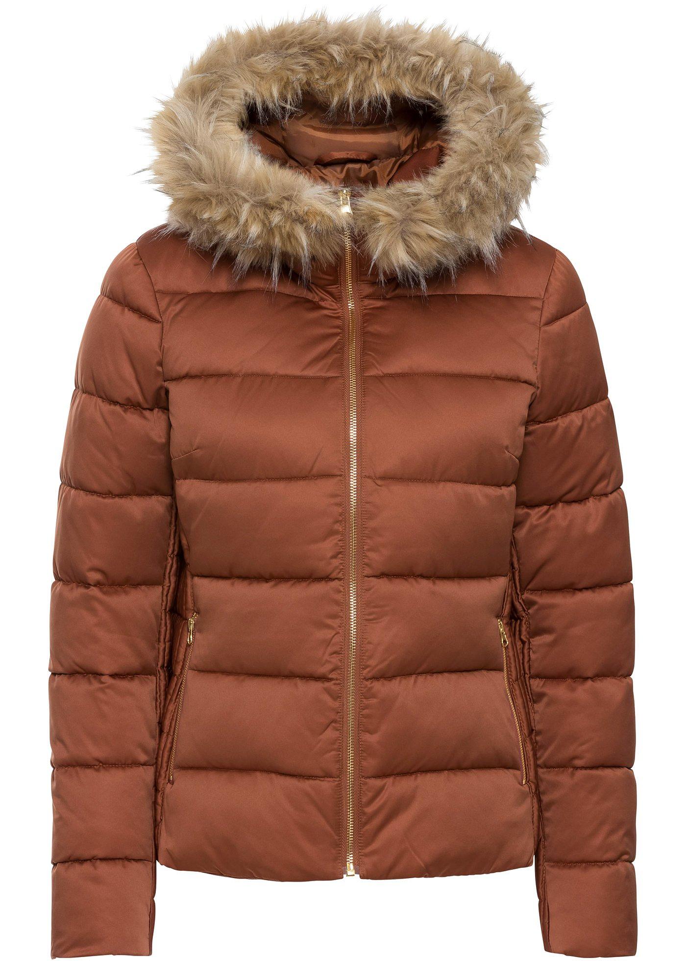 Piumino leggero con cappuccio Marrone rossiccio - BODYFLIRT - bonprix.it