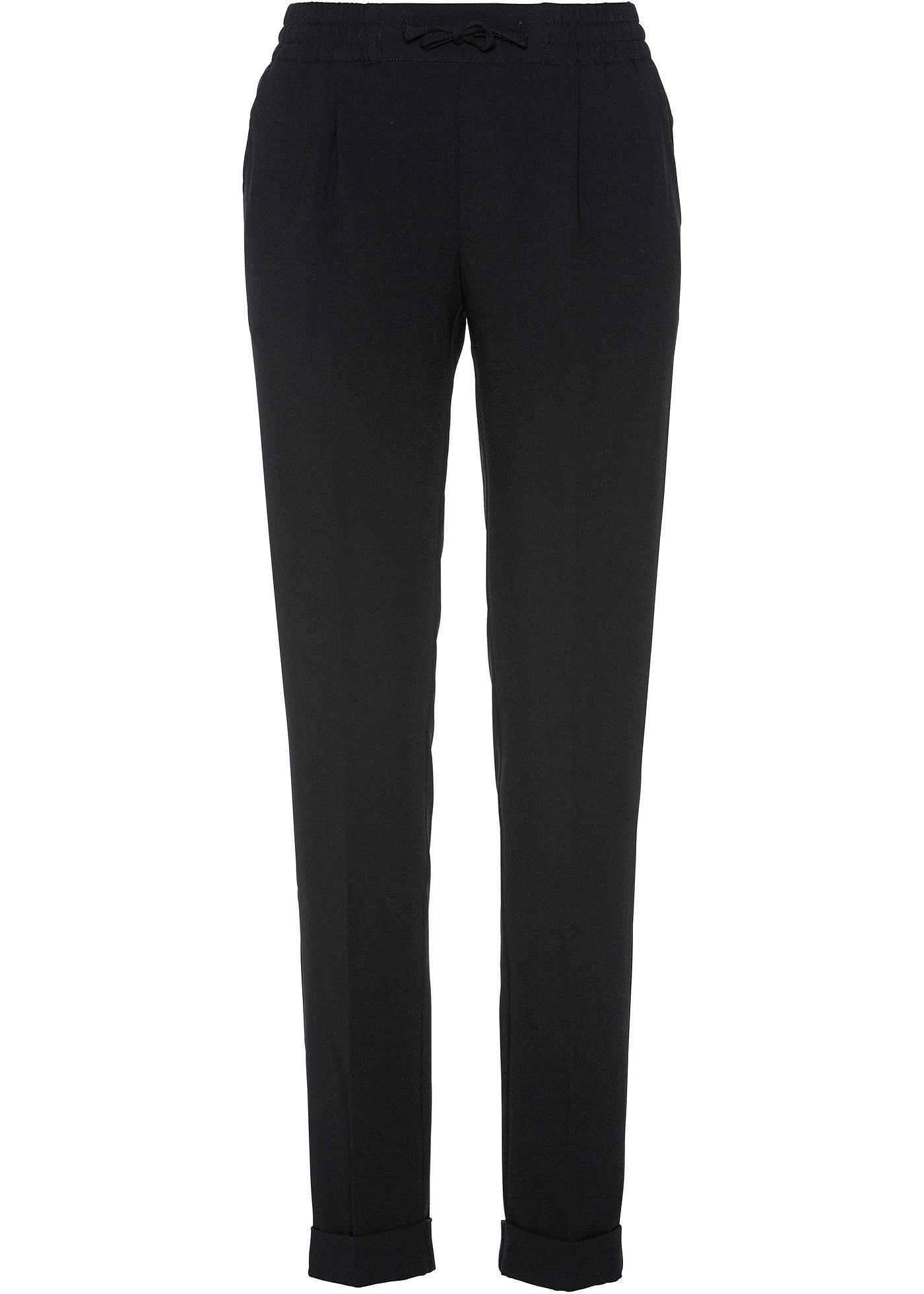 Pantaloni Cargo Donna Vita Elastica Con 6 Tasche – Cotone Elasticizzato, Comodi Per Trekking E Casual, U2-Nero, Taglia S