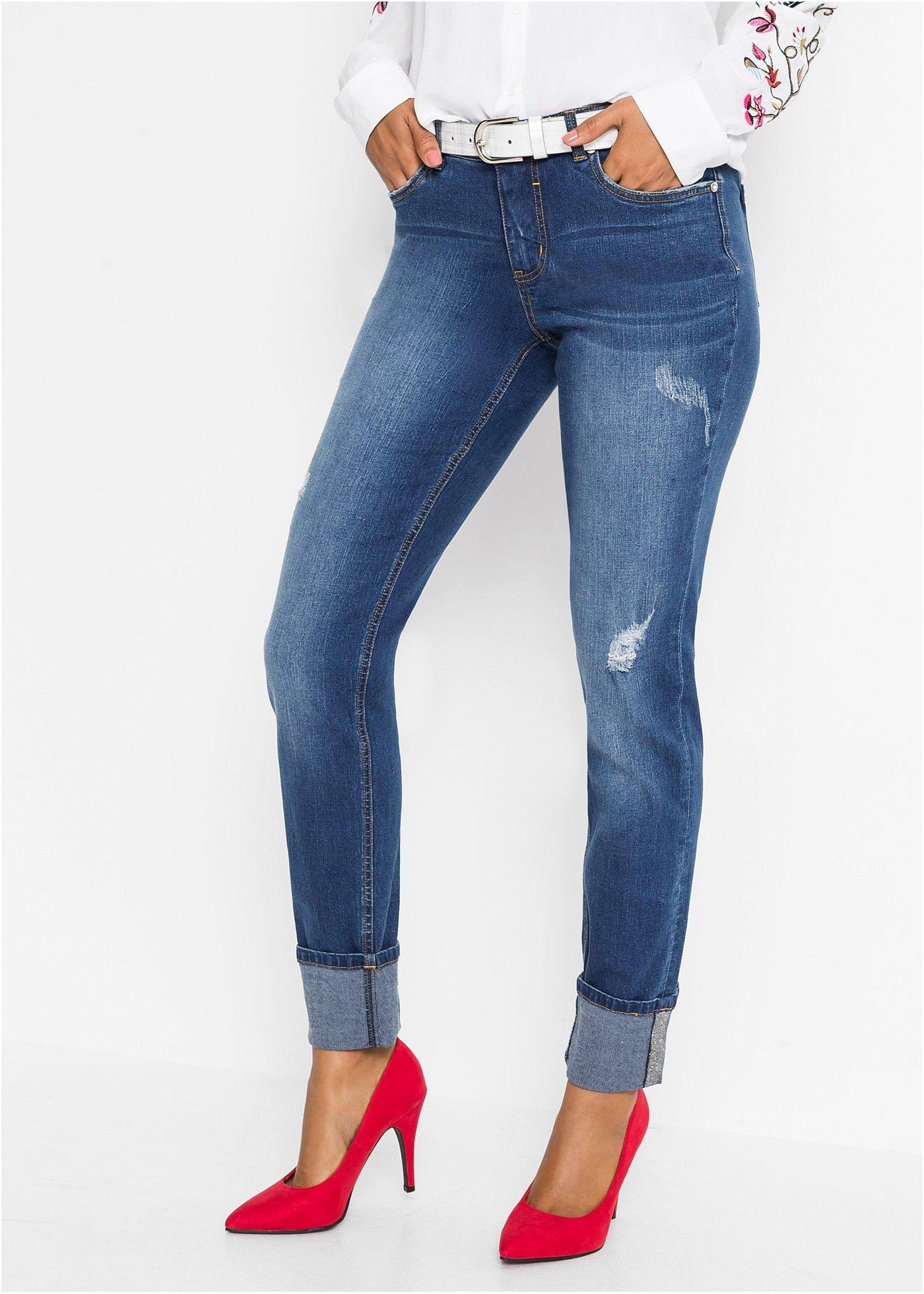 Jeans con risvolto Blu stone BODYFLIRT acquista online bonprix.it