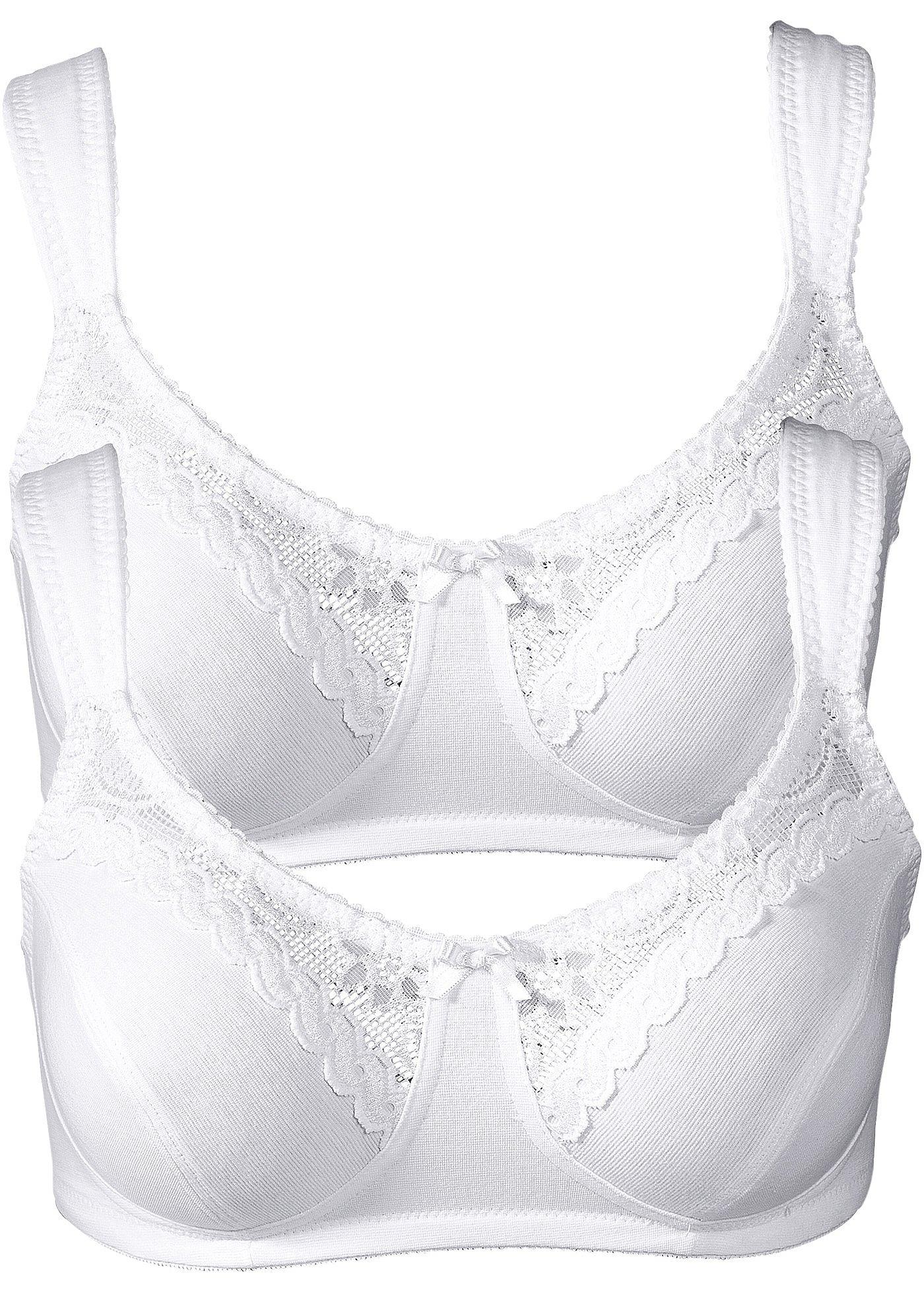 Il Comfort Per Il Quotidiano: Reggiseno Con Bellissimo Pizzo - Bianco ...