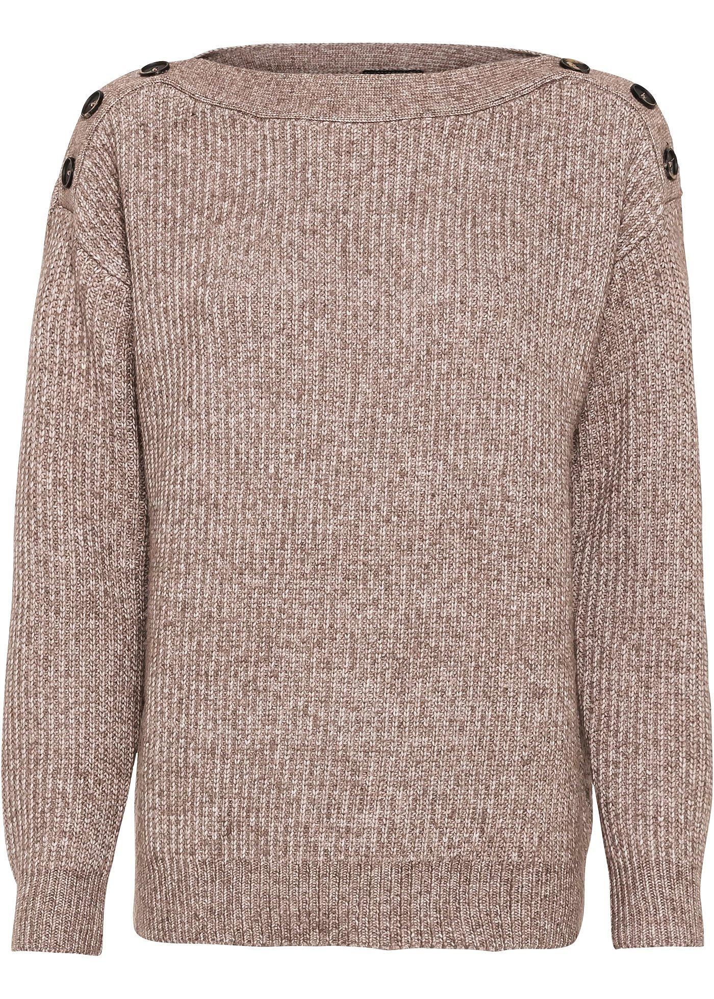 Maglione oversize con bottoni