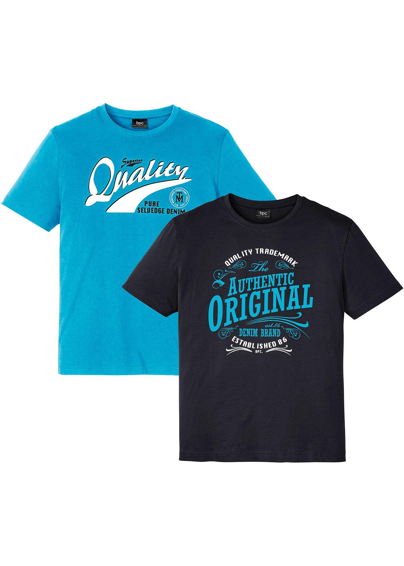 T-shirt in puro cotone biologico (pacco da 2)
