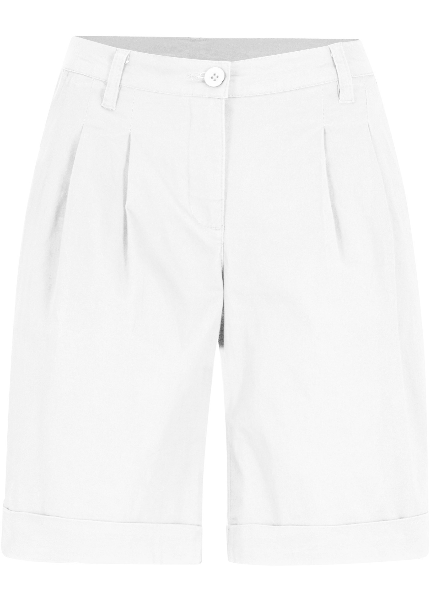 Shorts in cotone loose fit (Bianco) - bpc bonprix collection