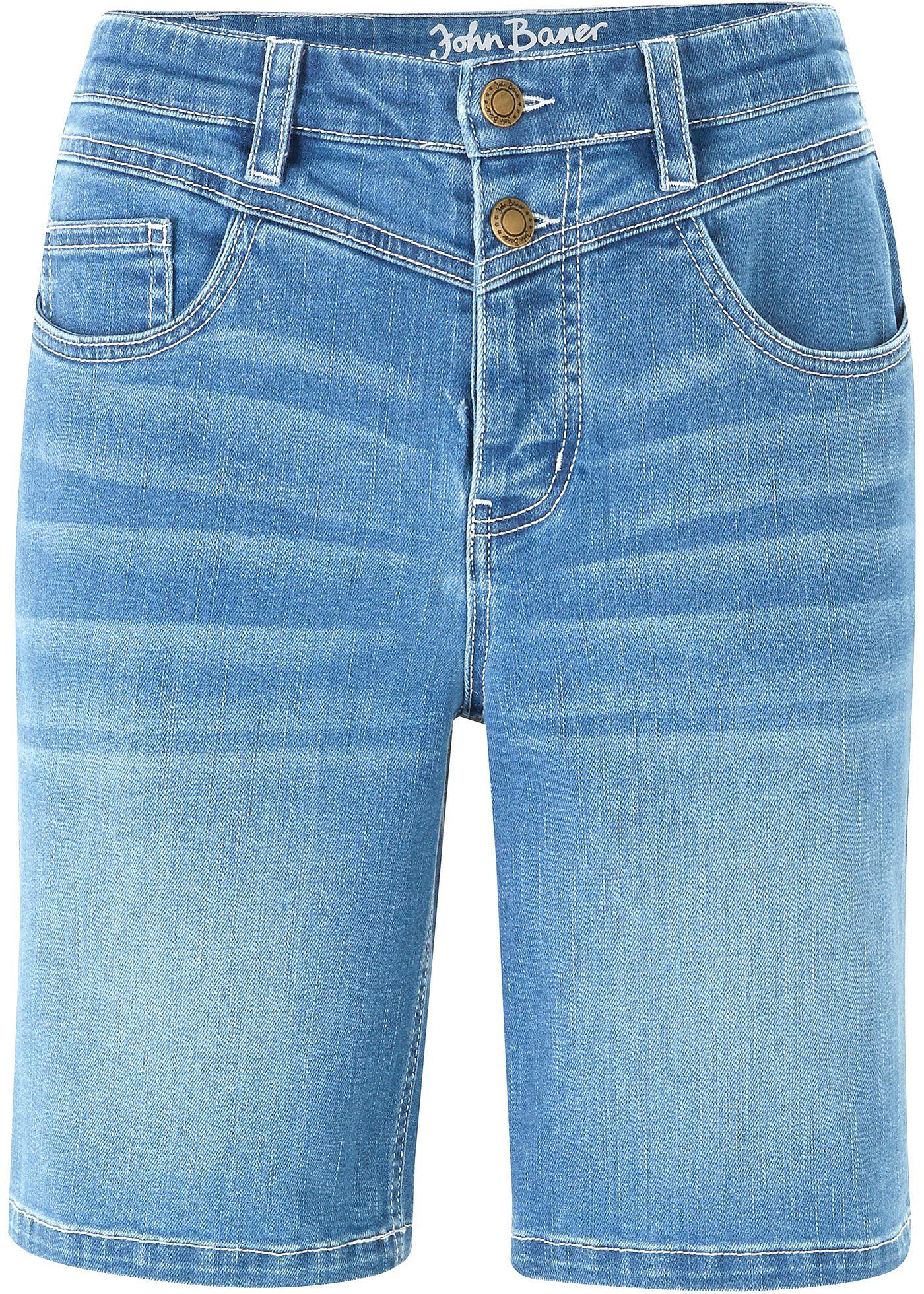Bermuda in jeans elasticizzato