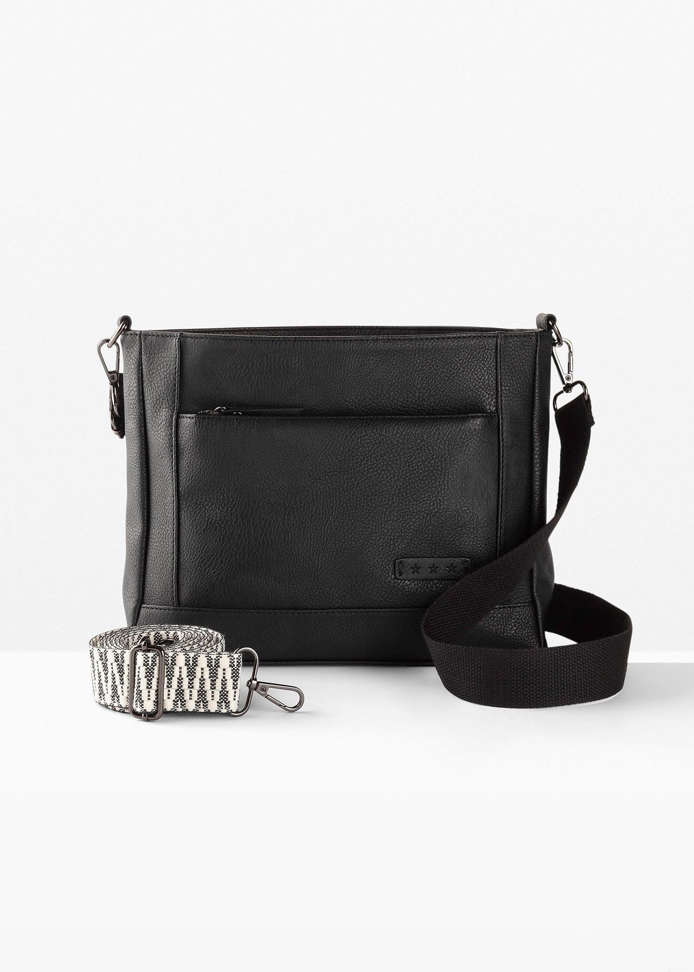 Borsa con tracolle intercambiabili