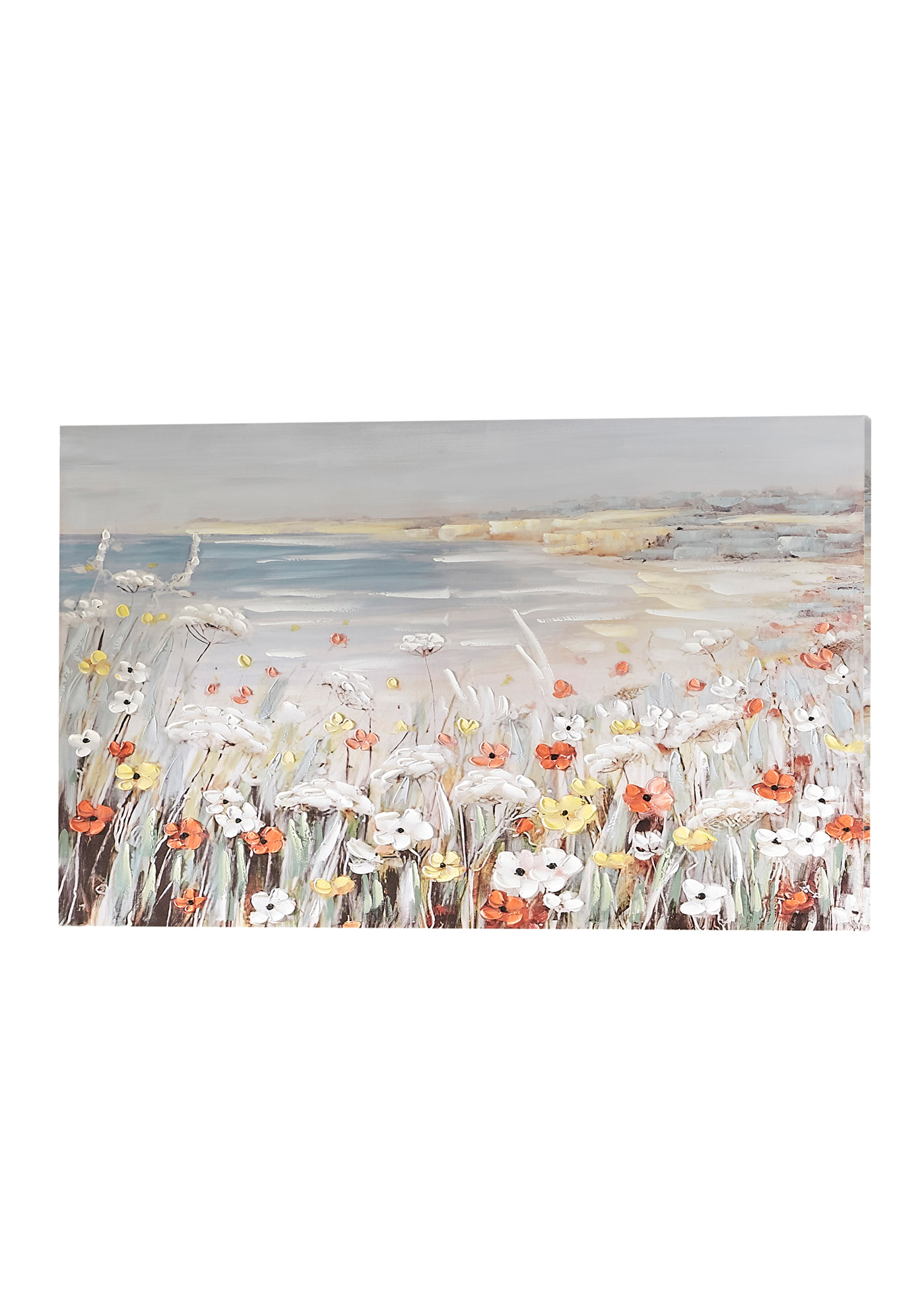 Quadro con fiori e mare (Grigio) - bpc living bonprix collection