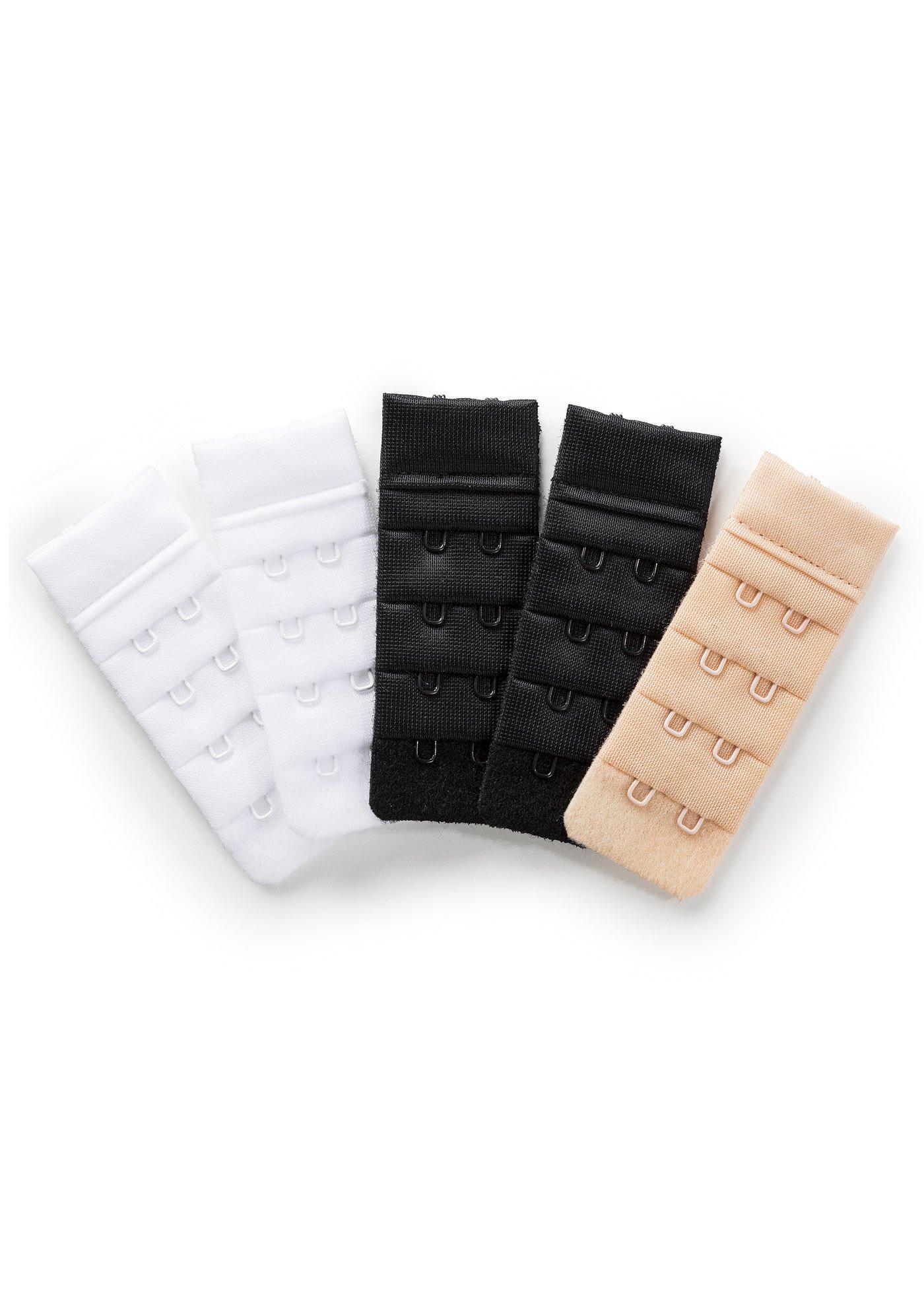 Estensori Nero Bianco Beige Set Di 3 Prolunghe Per Reggiseno - Foto 4