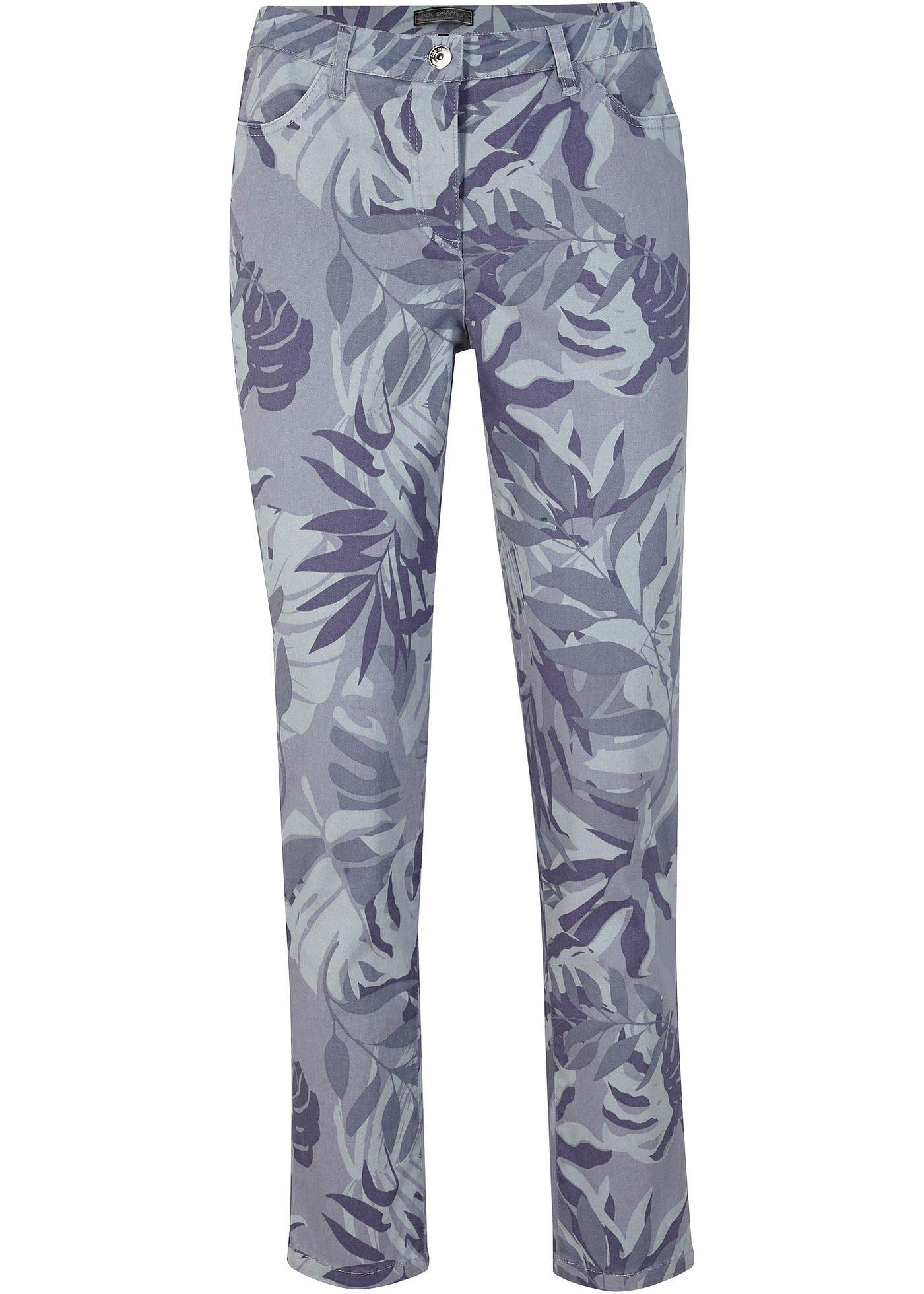 Pantaloni elasticizzati cropped (Grigio) - bpc selection