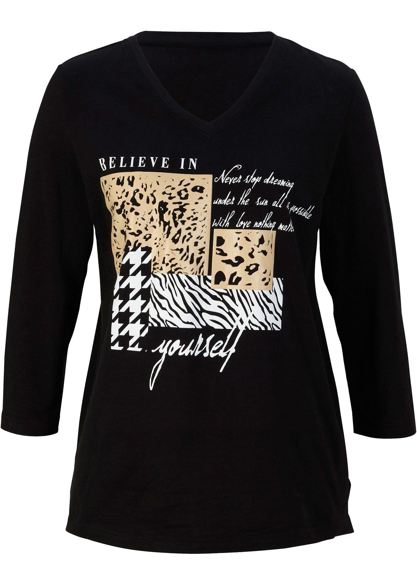 Maglia con maniche a 3/4