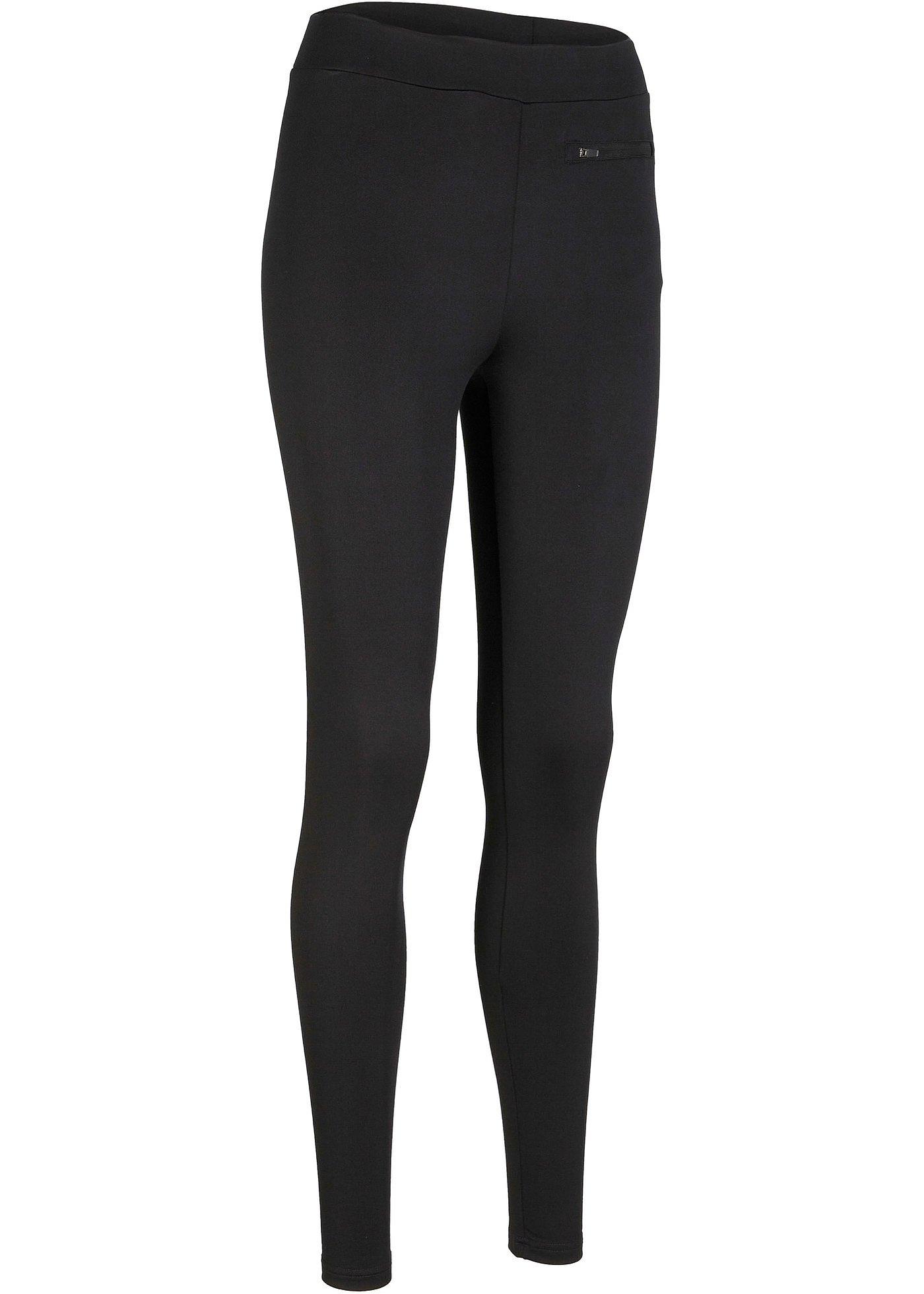 Leggings termici cropped con tasca