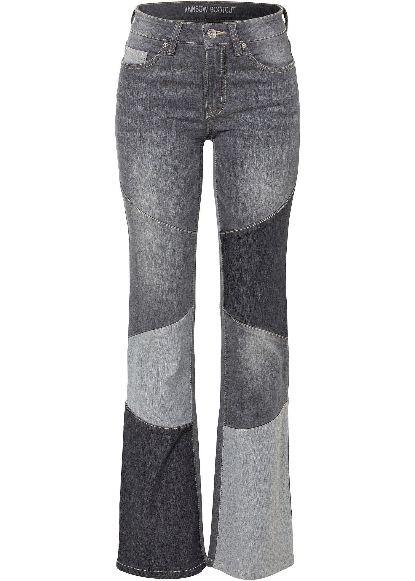 Jeans a zampa, vita media