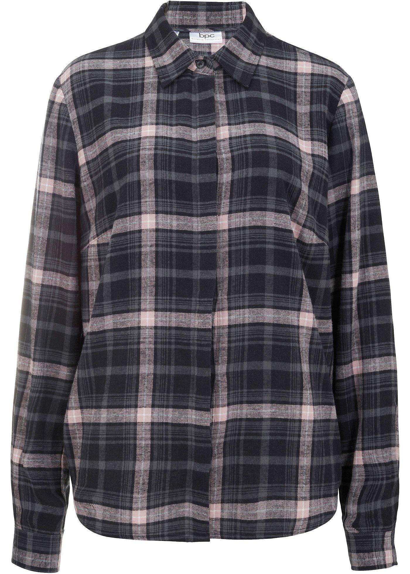 Camicia in flanella di puro cotone