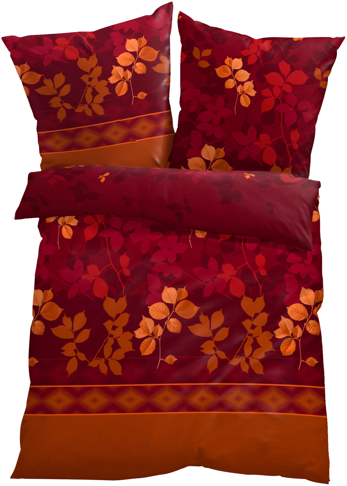 Biancheria da letto con rami (Rosso) - bpc living bonprix collection