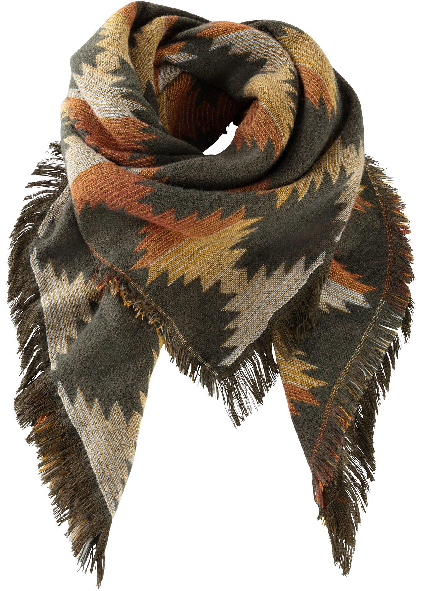 Foulard Donna Sciarpa In Filato Di Lana Da Donna Sciarpa Morbida E Calda Lavorata A Maglia Scialle Crema Tessere Sciarpa Avvolgente Sciarpa Coperta Invernale Retrò Sciarpe Rubate Per Donne Ragazze - Foto 2