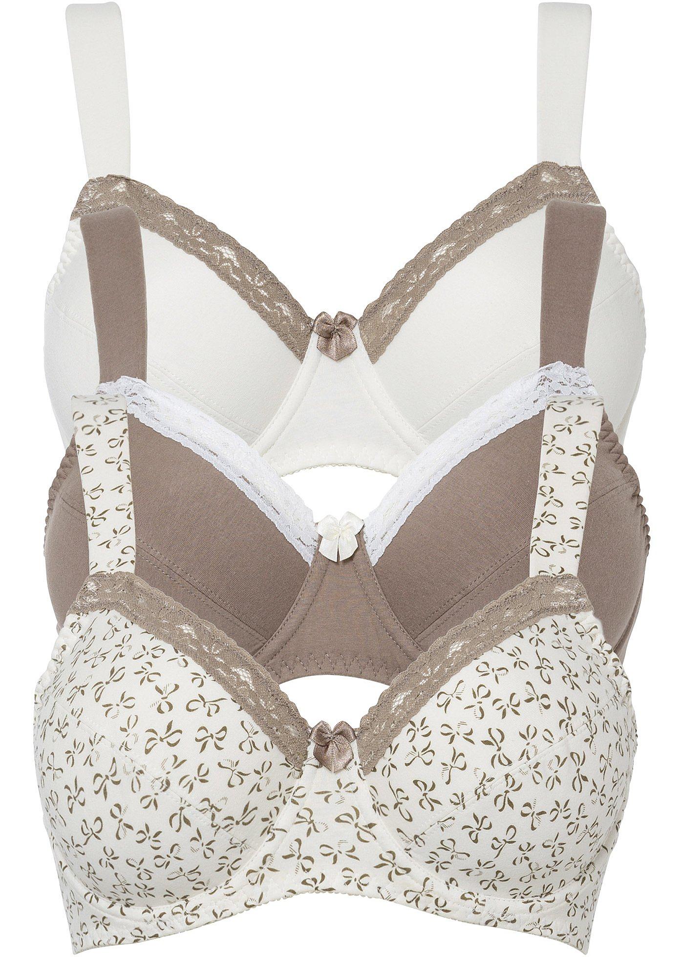 Reggiseno preformato senza ferretto coppa C STELLA, microfibra