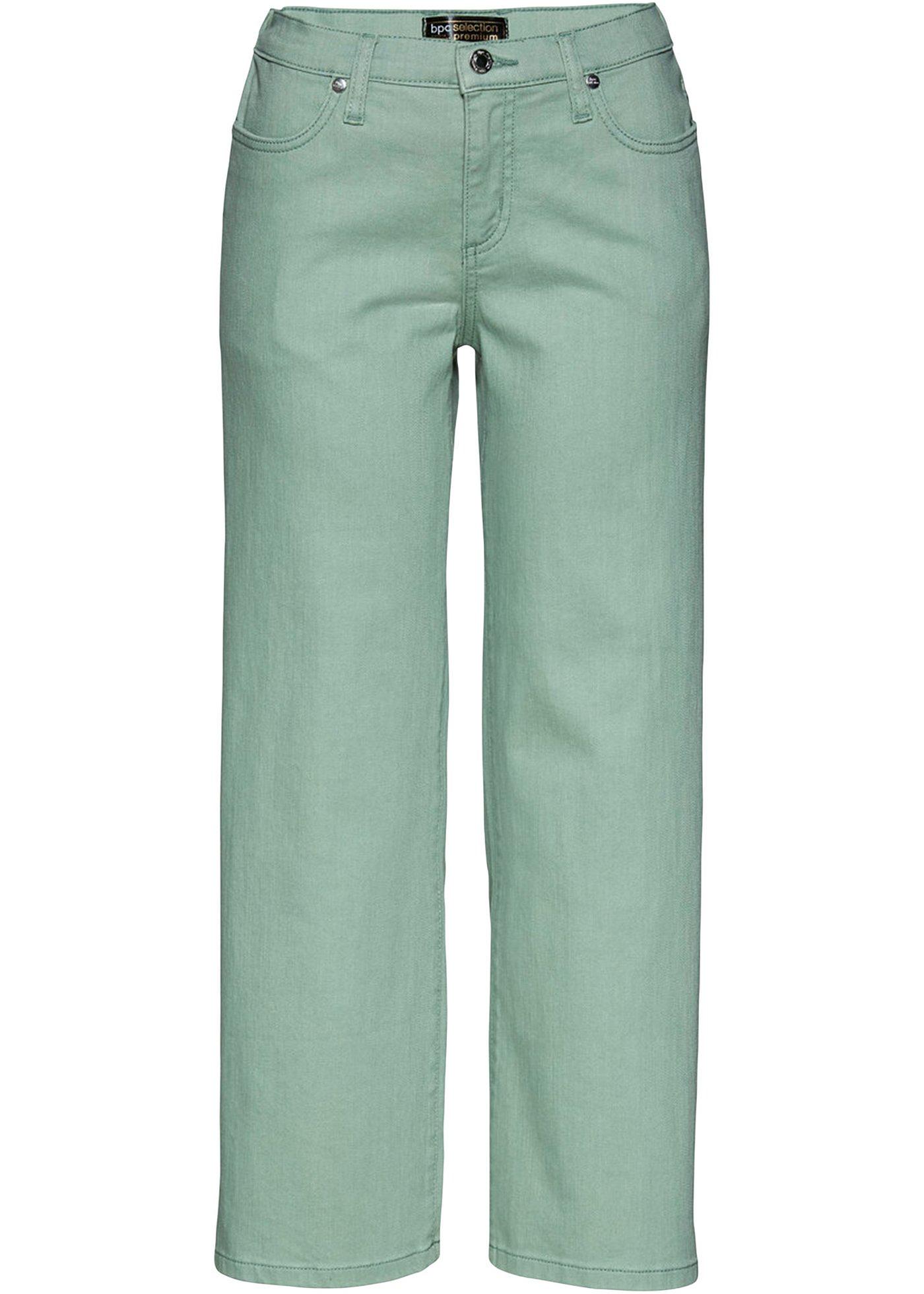 Jeans culotte elasticizzati (Verde) - bpc selection premium