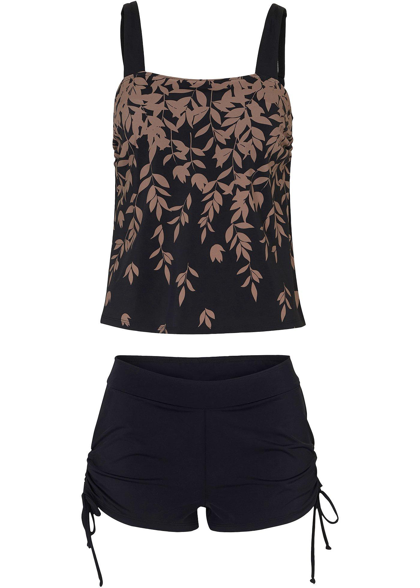 Tankini con pantaloncini (set 2 pezzi)