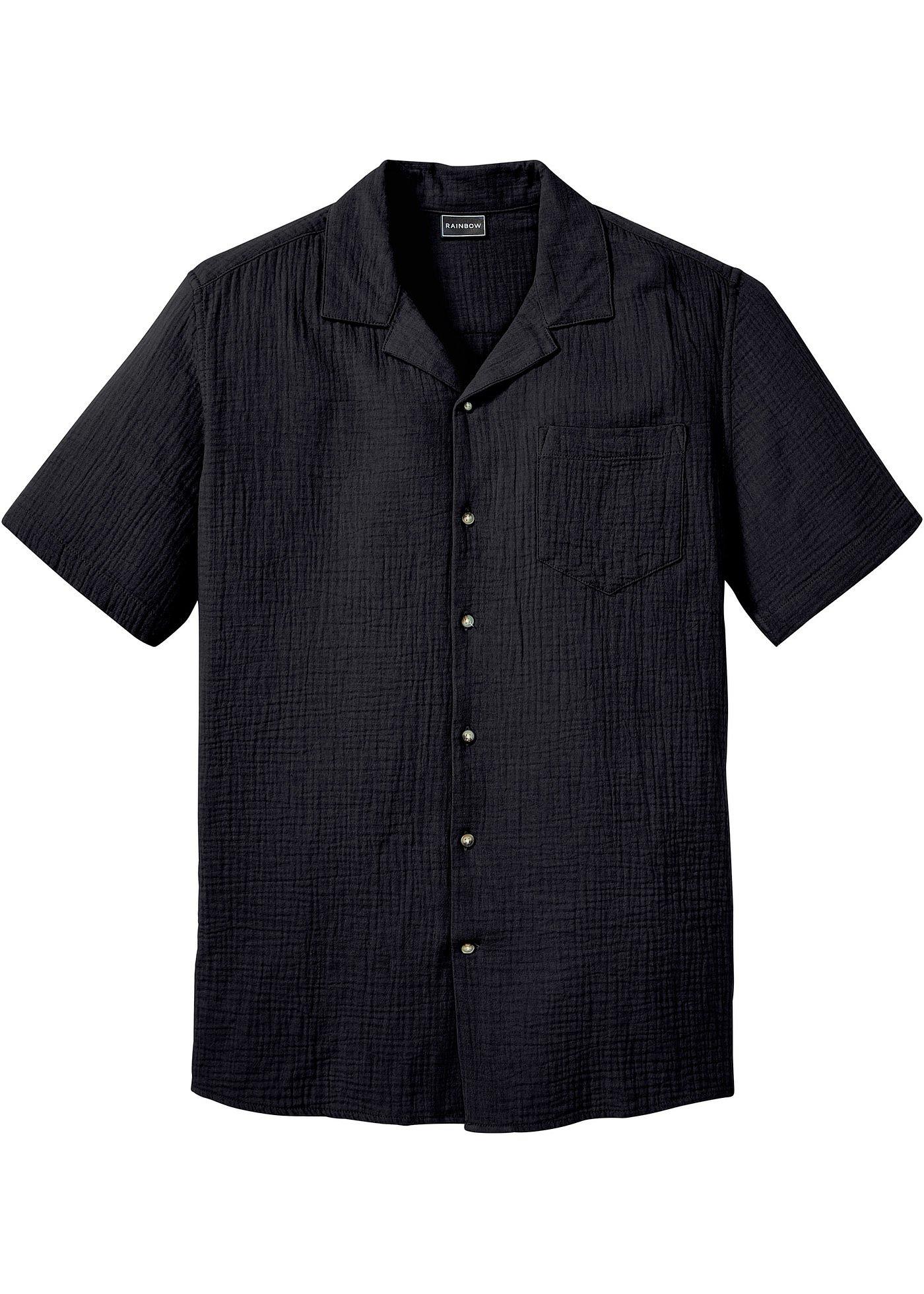 Camicia a maniche corte in mussola