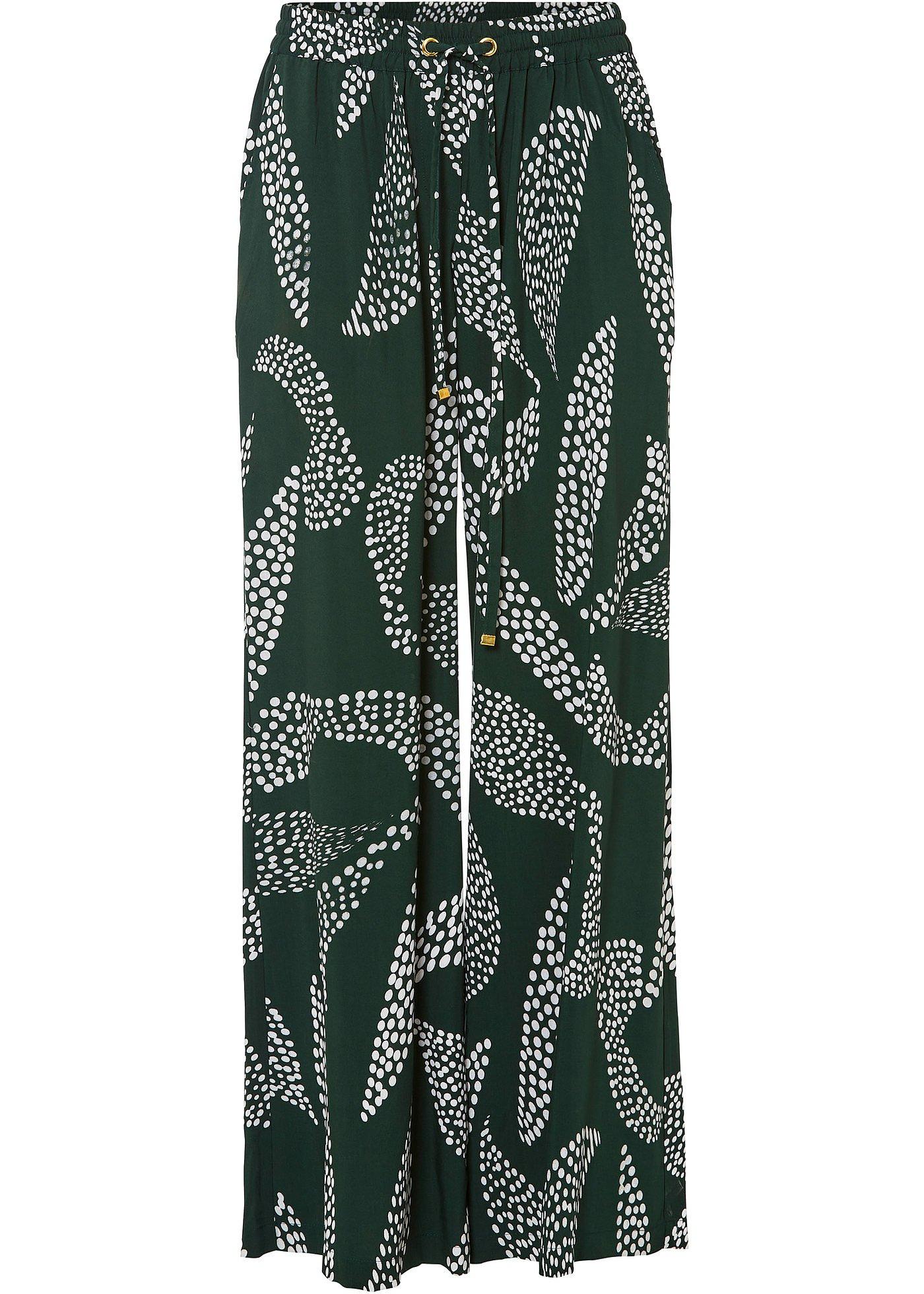 Pantaloni larghi in viscosa fluida