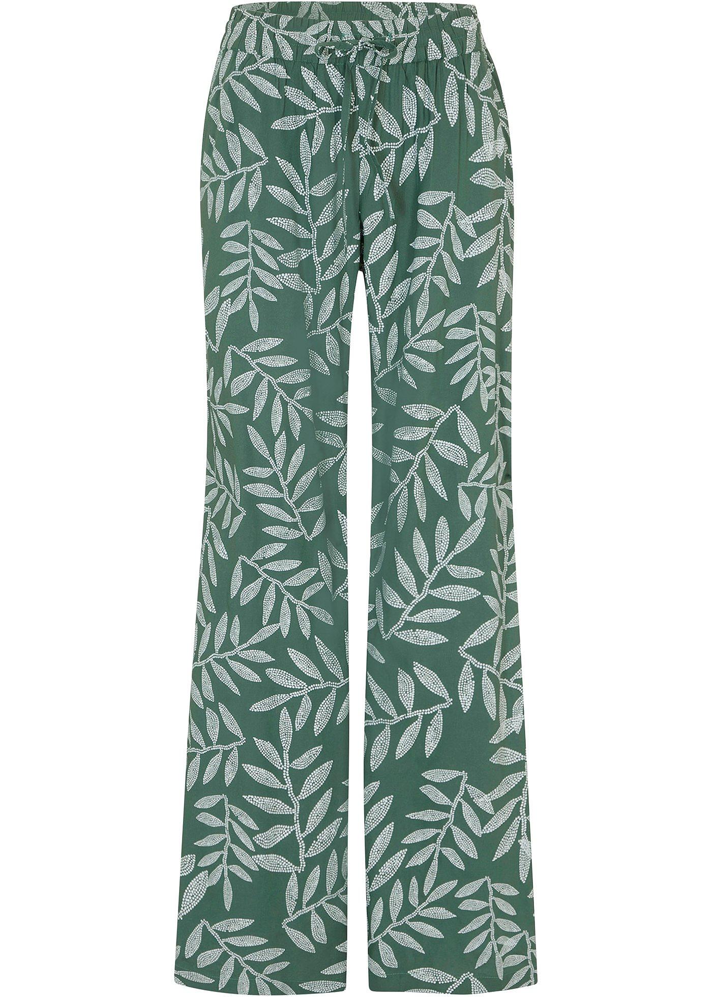 Pantaloni a palazzo in viscosa fluente