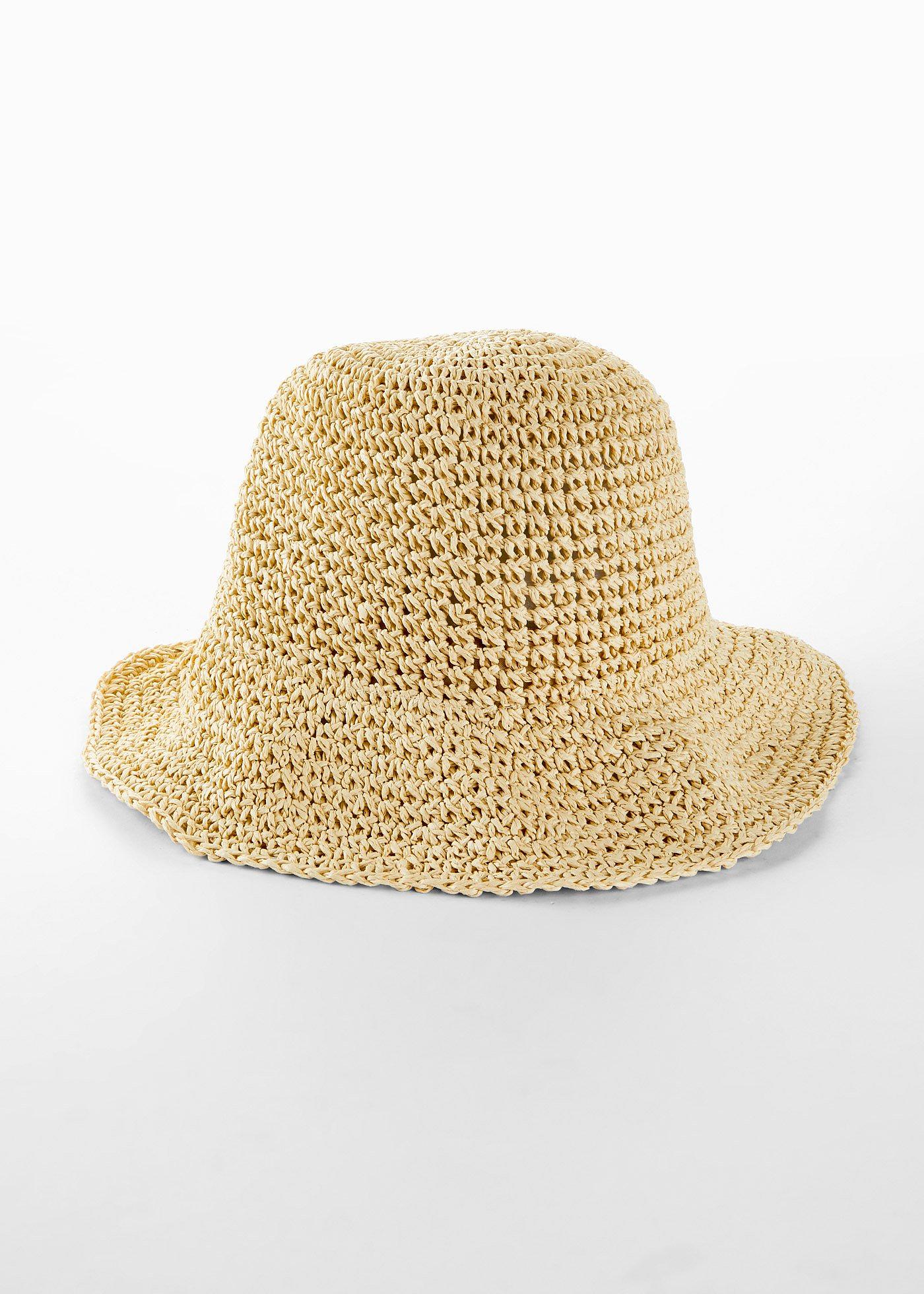Cappello in paglia tessile
