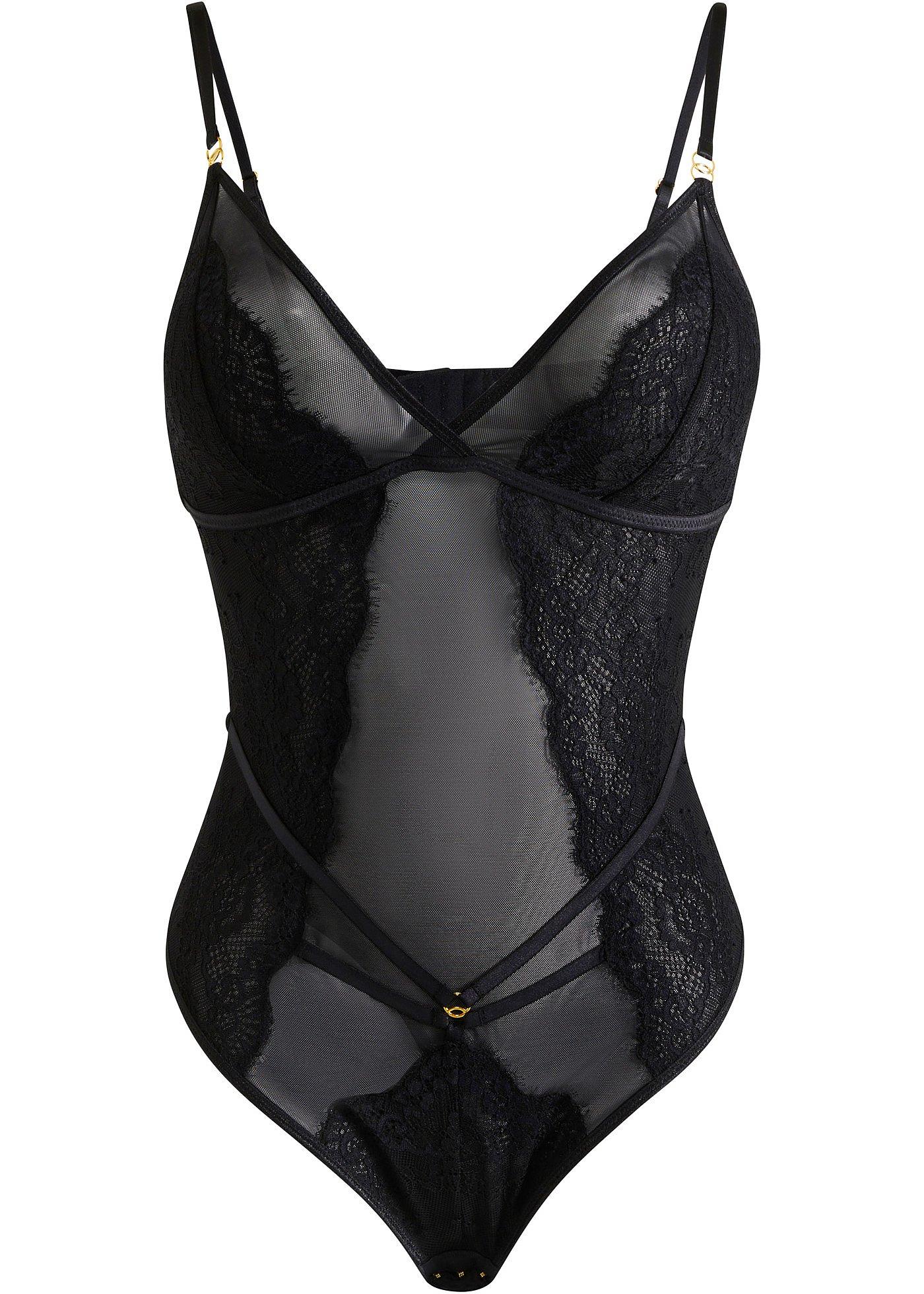 Bafiwu Body Modellante Nero A Maniche Lunghe Con Perizoma – Morbido, Traspirante E Sexy Per Un Look Snello E Comfort Tutto Il Giorno