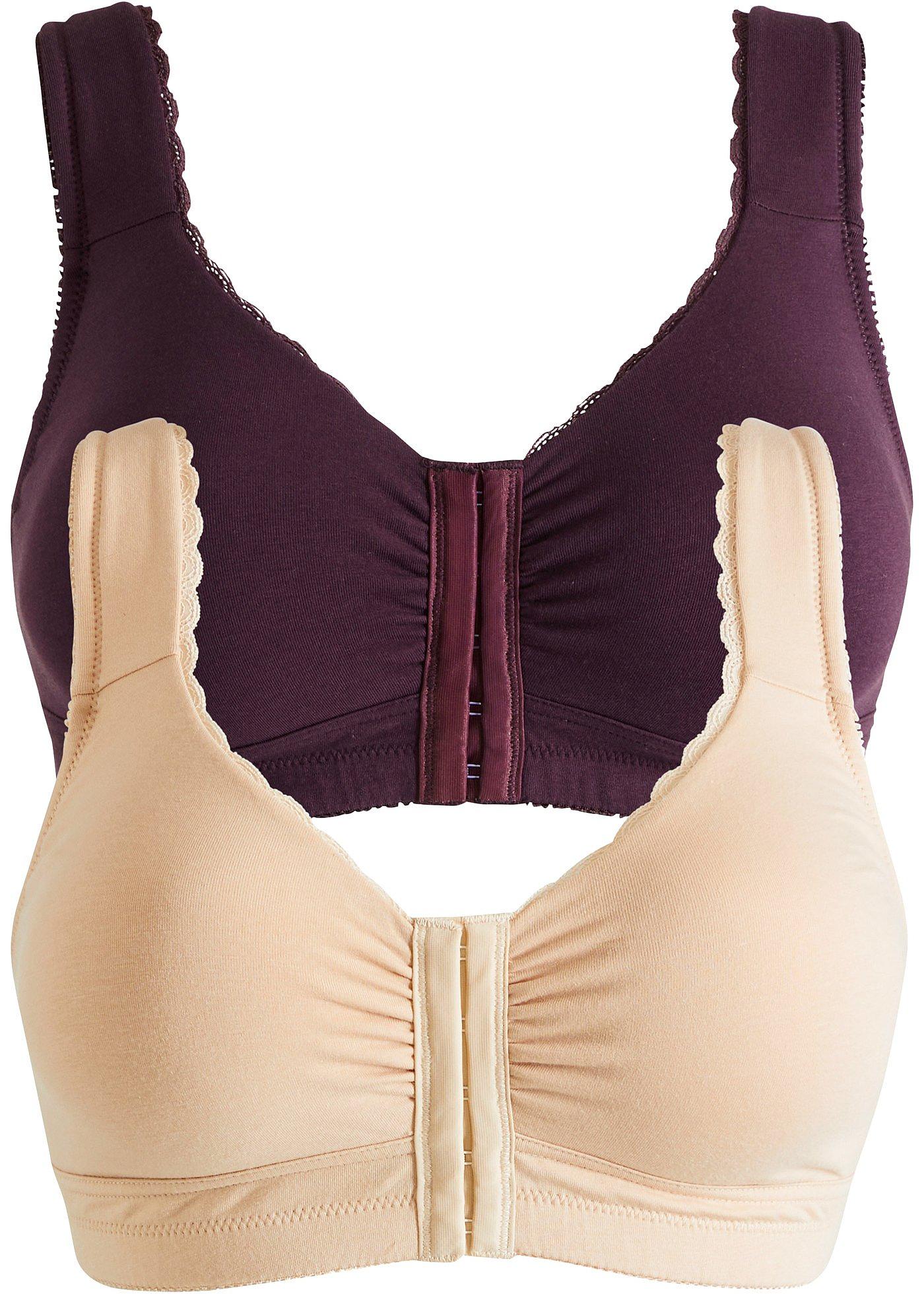 Sostegno Coppa Piena Reggiseno Senza Ferretto Lemorosy In Cotone Chiusura Anteriore Coppa Piena E H 351466 - Foto 7