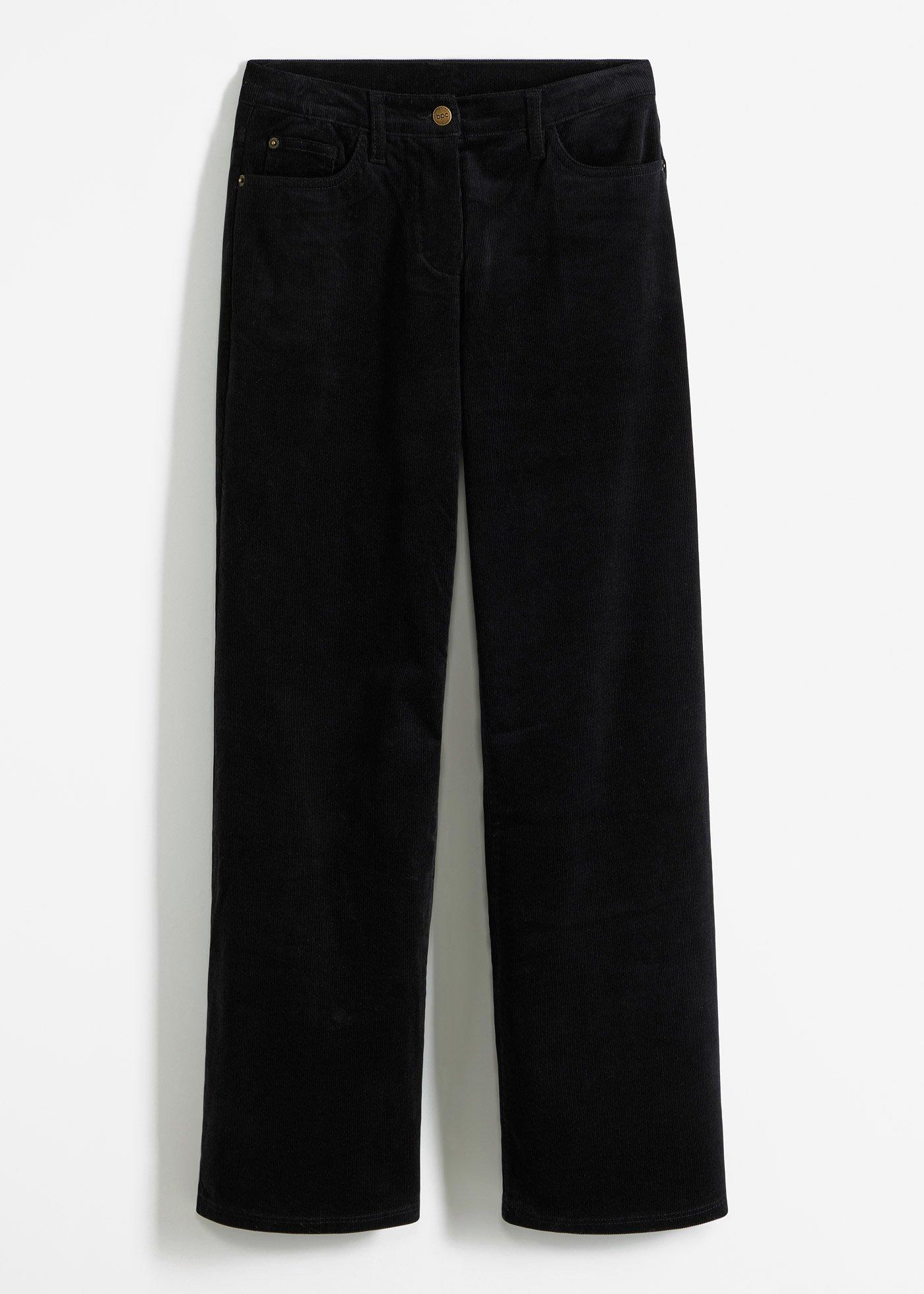 Pantaloni larghi di velluto a coste