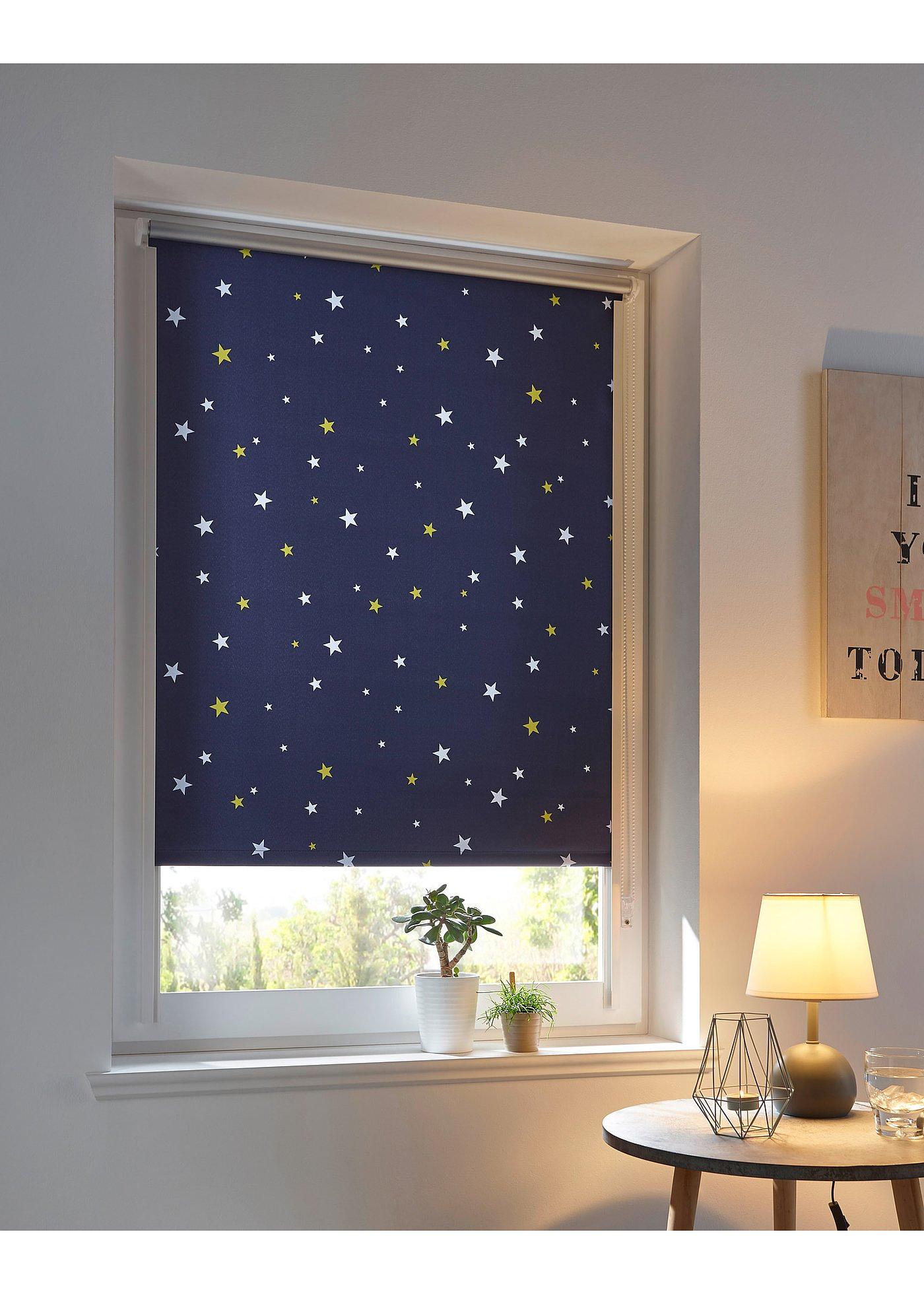 Tenda a rullo oscurante con stelle
