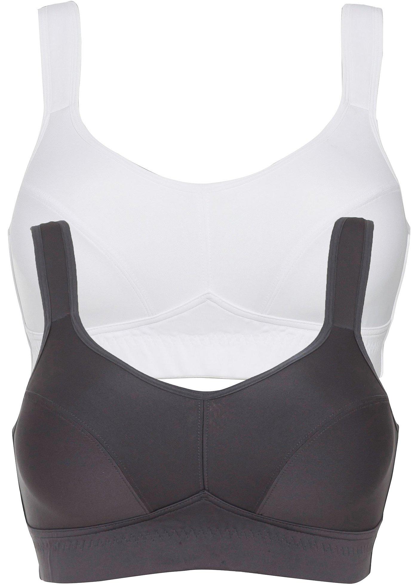 Reggiseno sportivo con sostegno medio (pacco da 2)