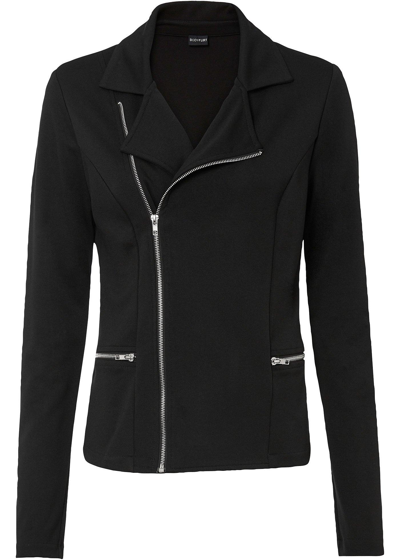 Giacca stile biker in misto viscosa
