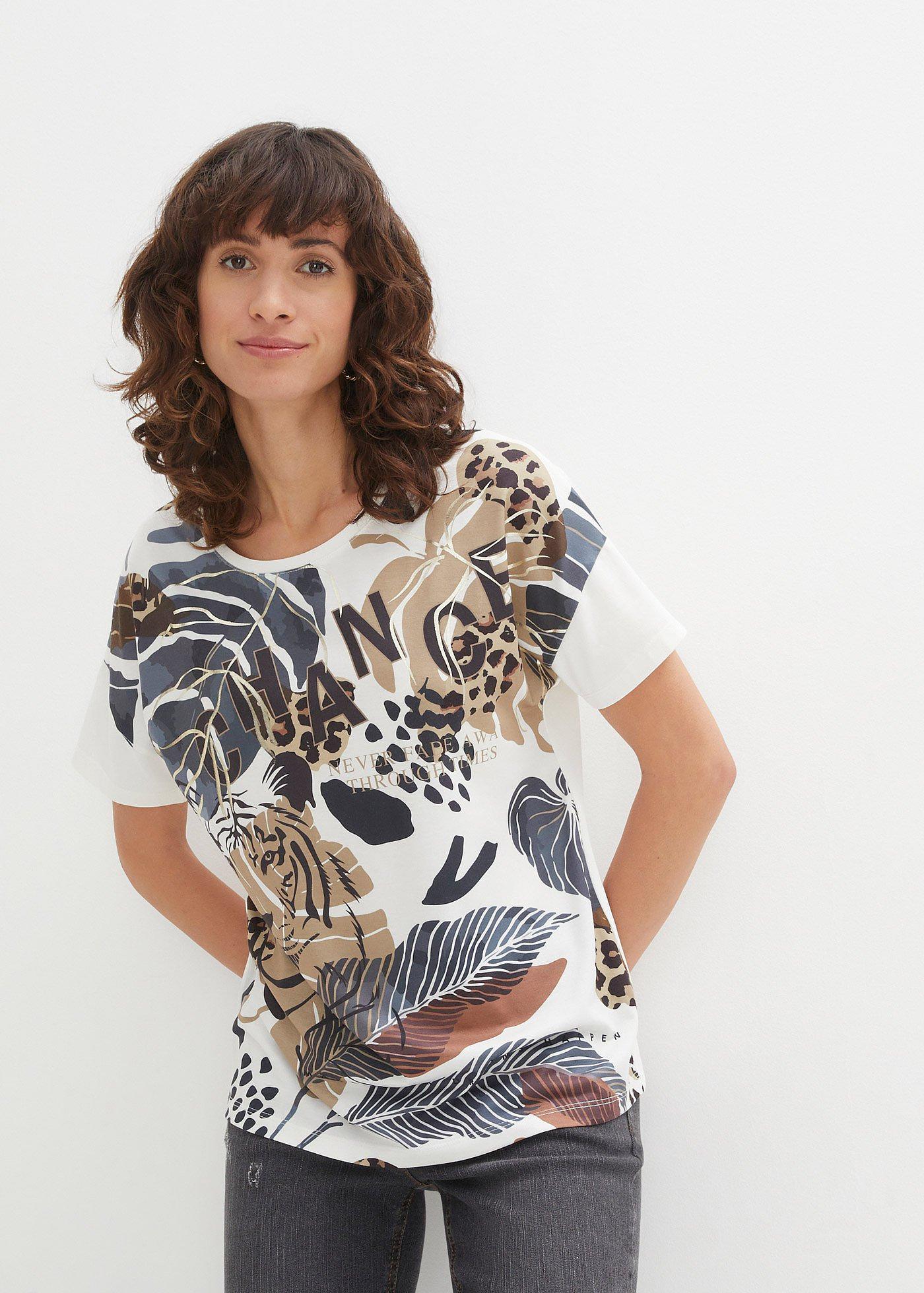 Polo Bianca Donna Manica Corta A TINTA UNITA - T-shirt Basic - Bianco