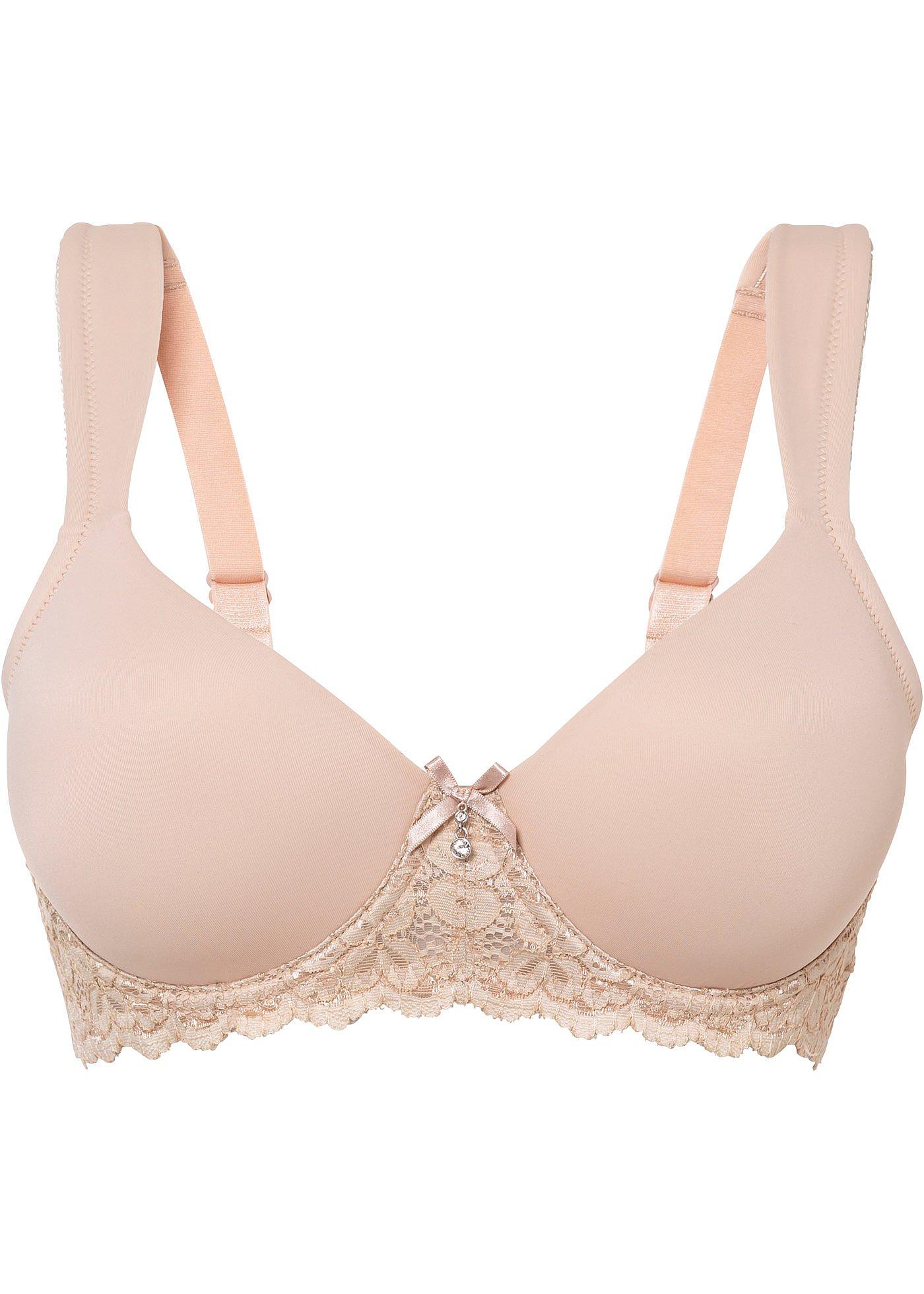 Reggiseno con coppe preformate e spalline imbottite