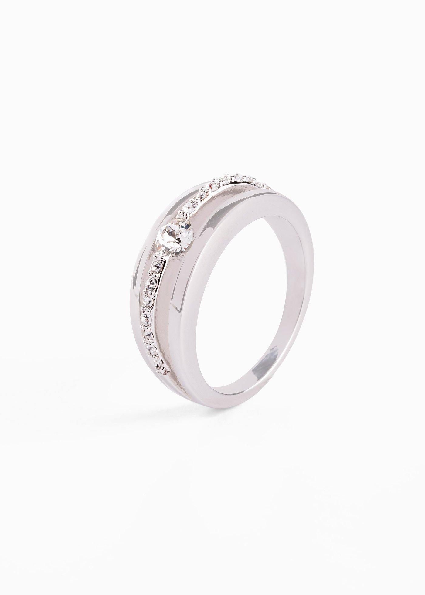 Anello con cristalli
