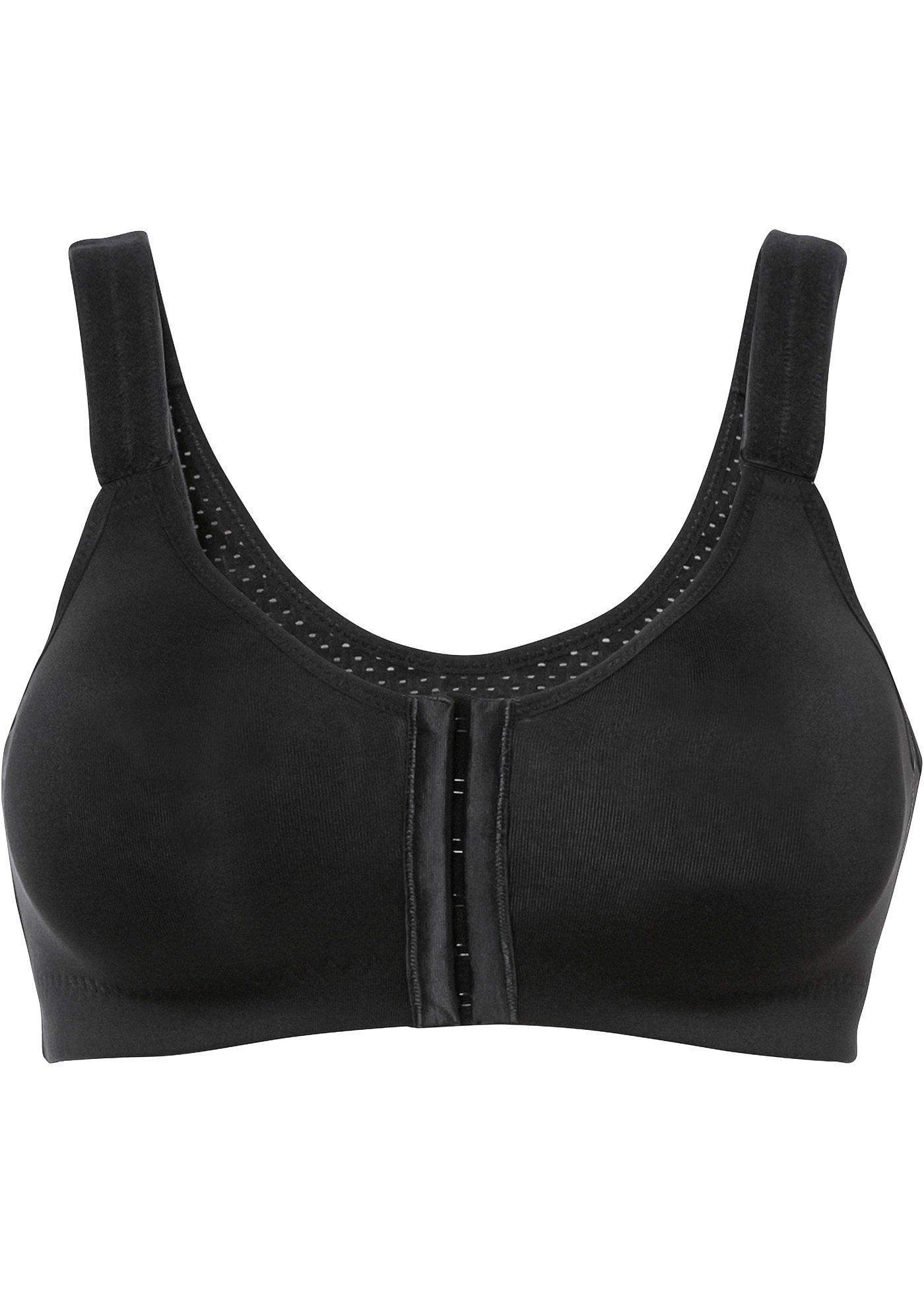 Reggiseno sportivo con chiusura anteriore e sostegno medio