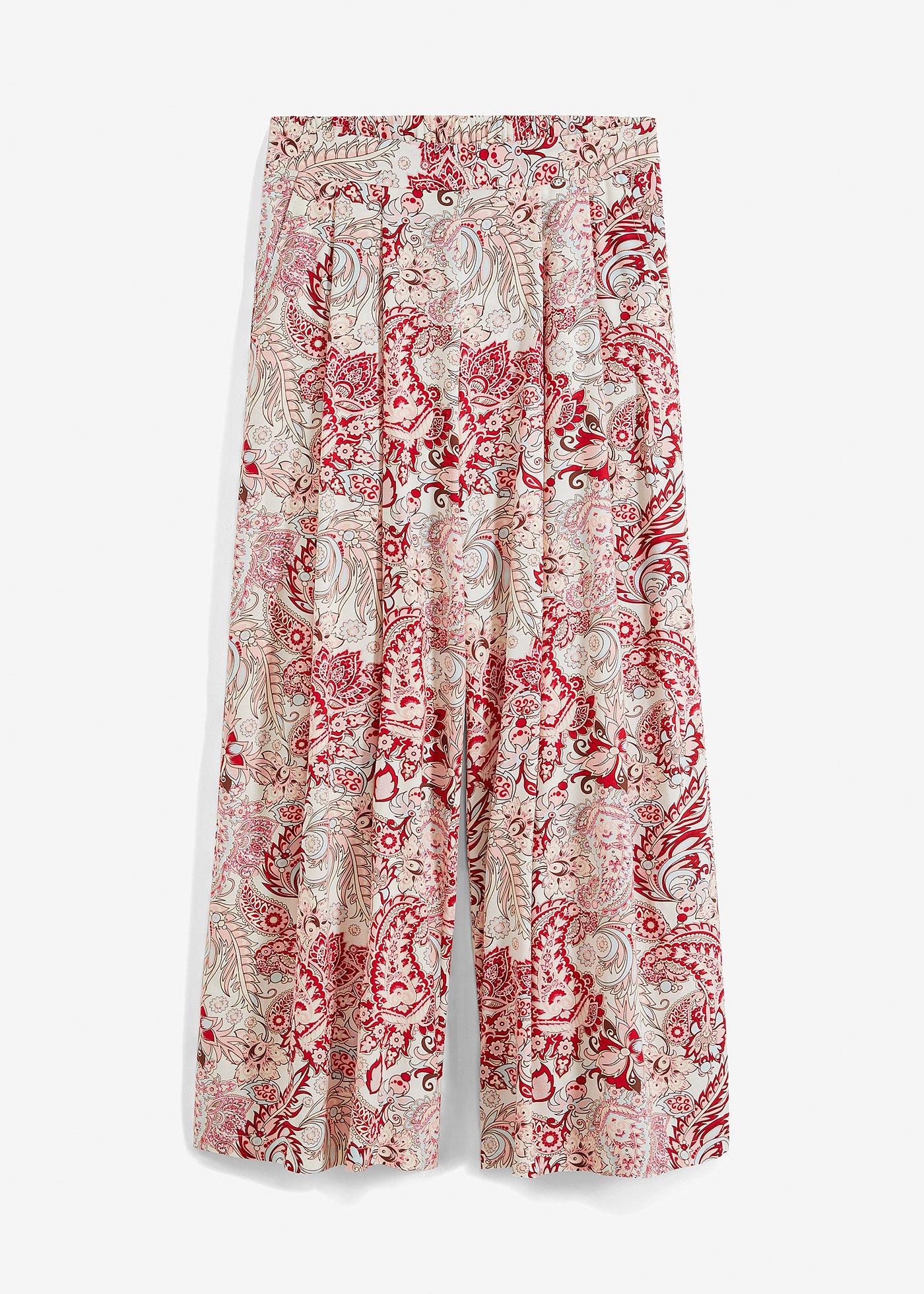 Pantaloni in fantasia paisley