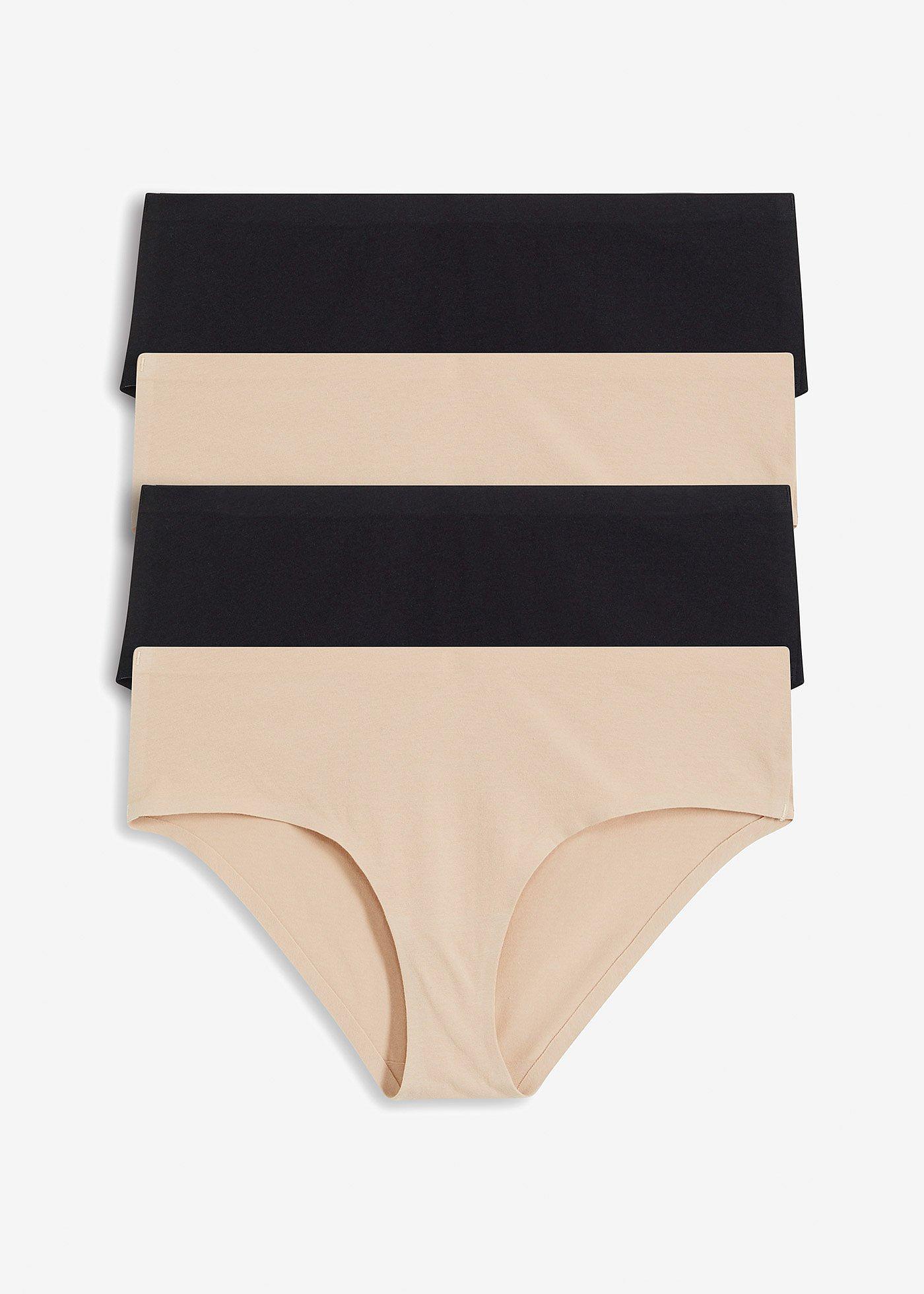 Panty che non segnano in cotone biologico (pacco da 4)