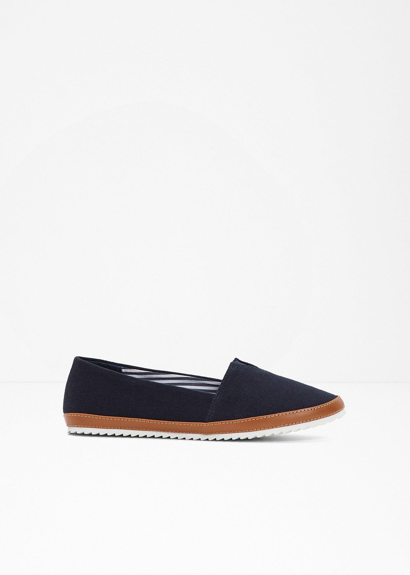 Slip on in tela di cotone