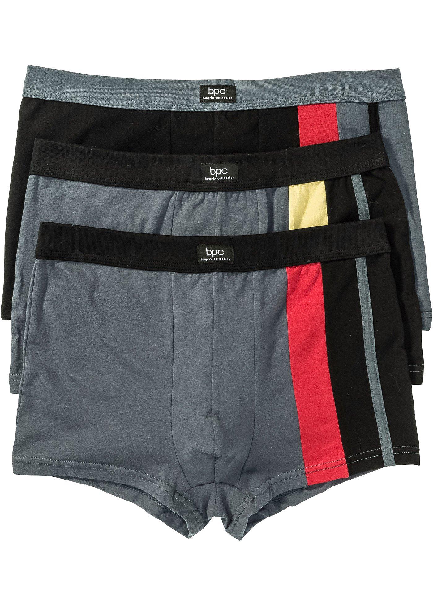 Boxer aderenti con cotone (pacco da 3)