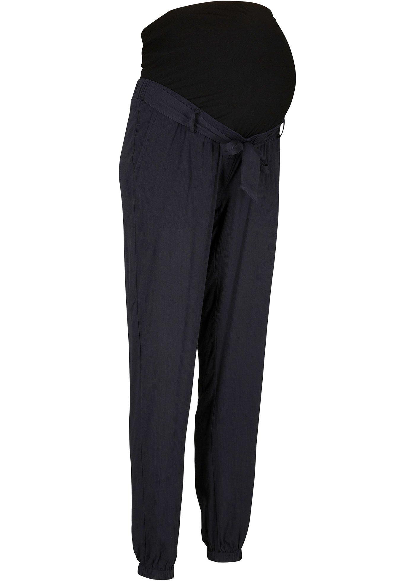 Pantaloni prémaman leggeri in viscosa, loose fit