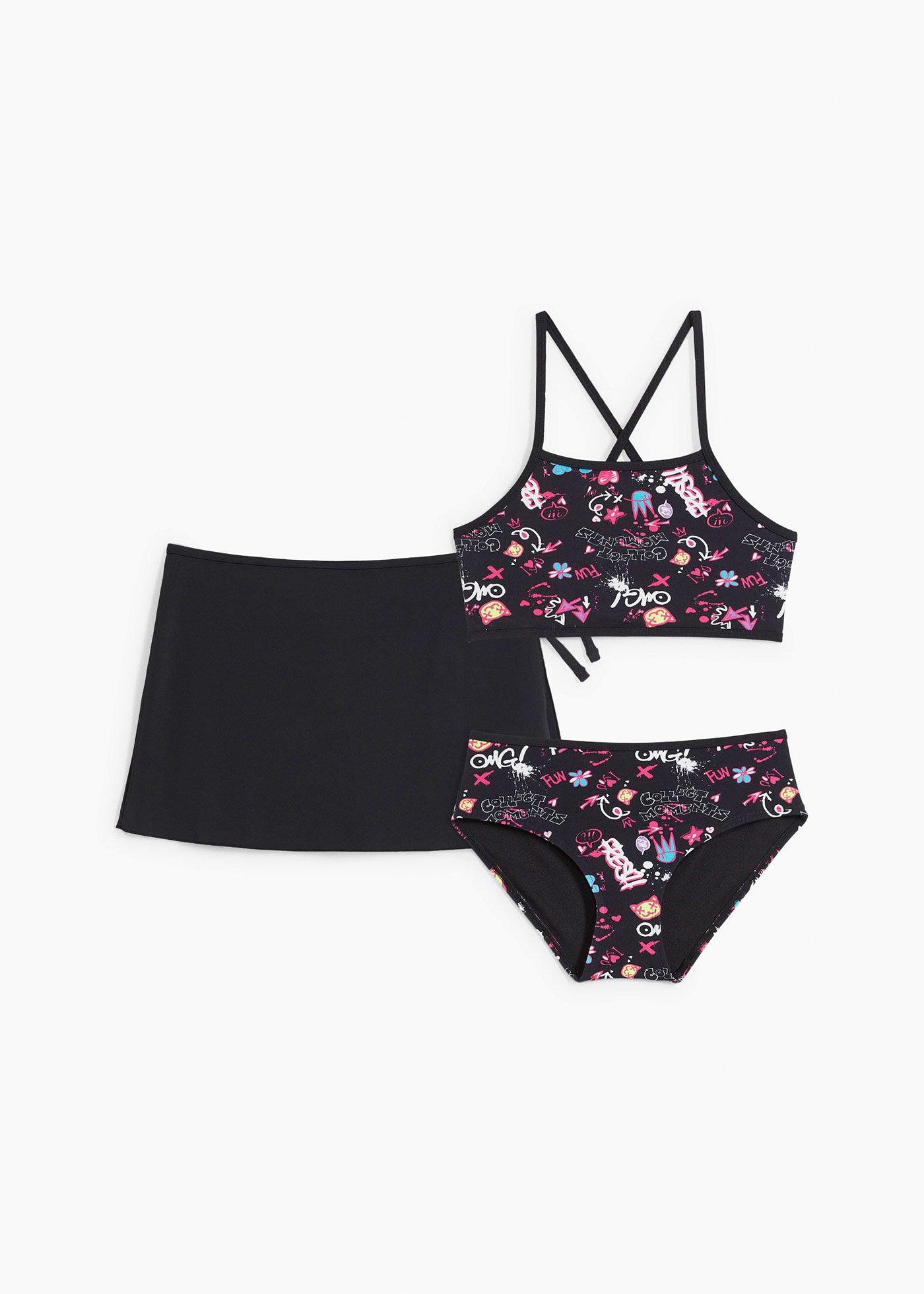 Bikini e gonna (set 3 pezzi)