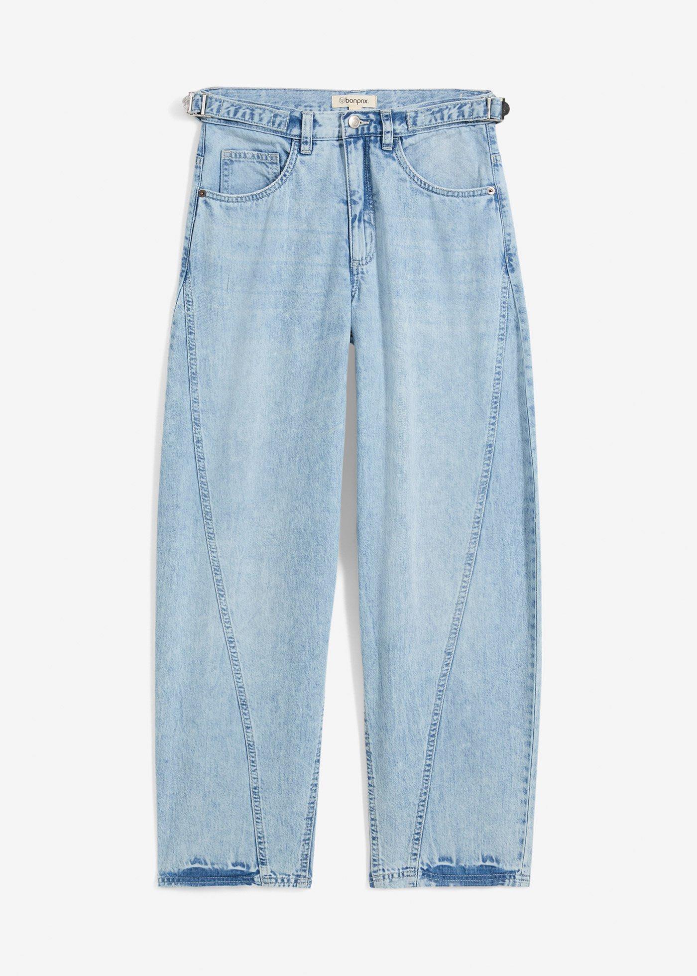Jeans a palloncino, vita media